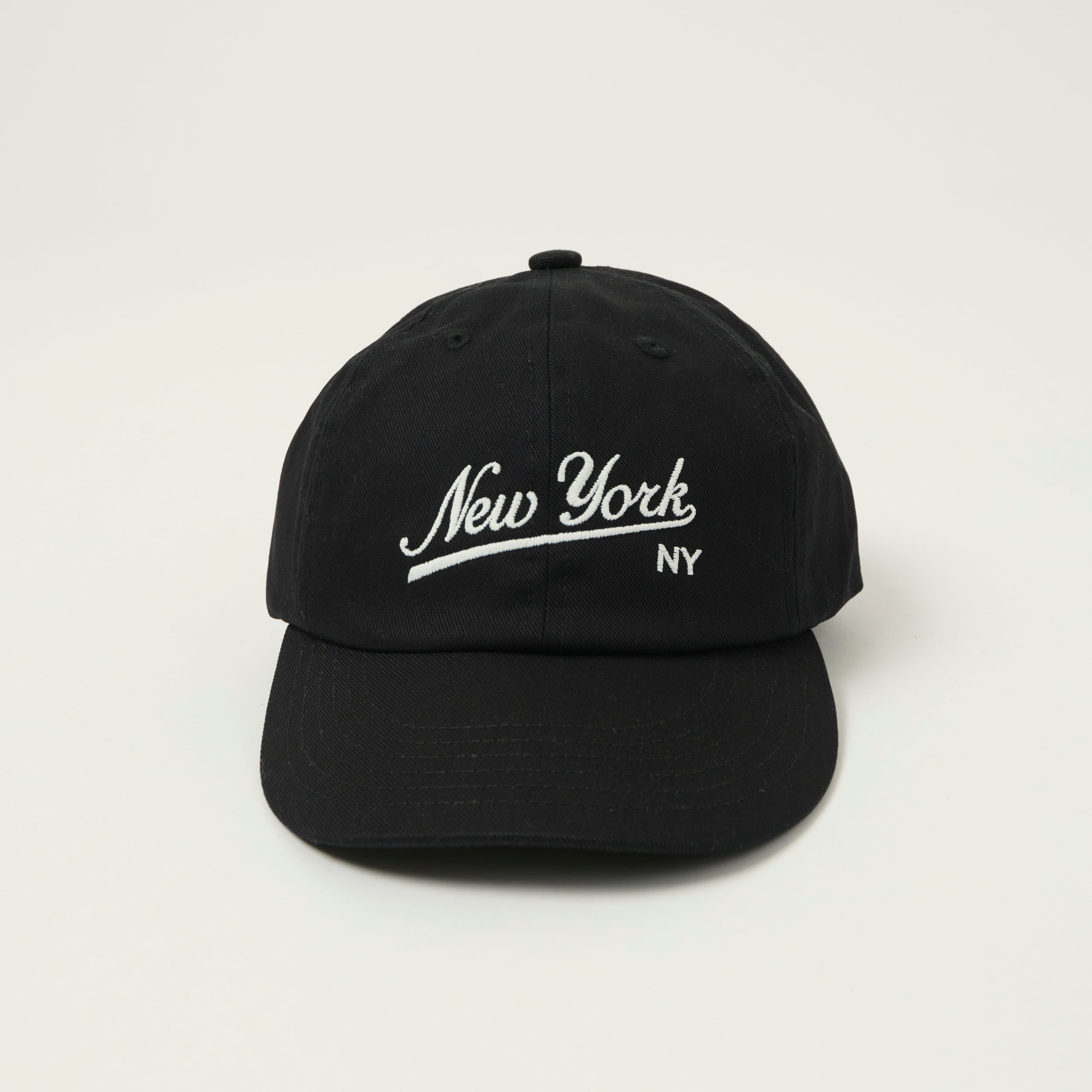 Knickerbocker 'Big League' Twill Cotton Cap - Black