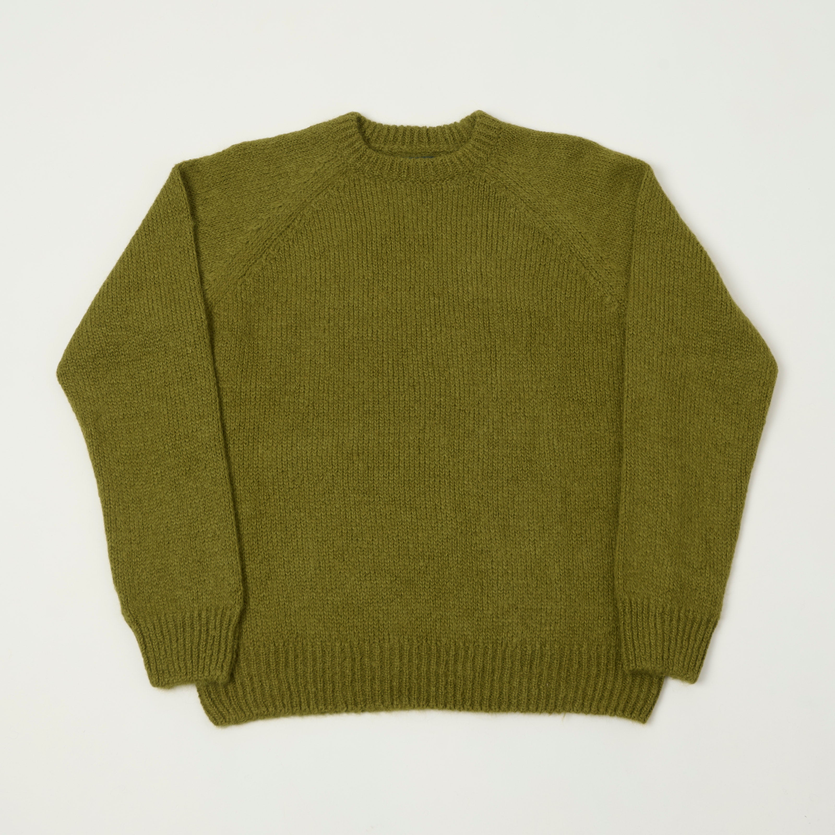 Knickerbocker 'Bud' Alpaca Knit Sweater - Chartreuse