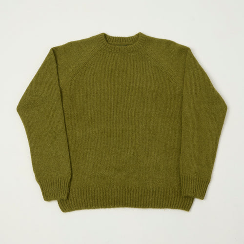 Knickerbocker 'Bud' Alpaca Knit Sweater - Chartreuse