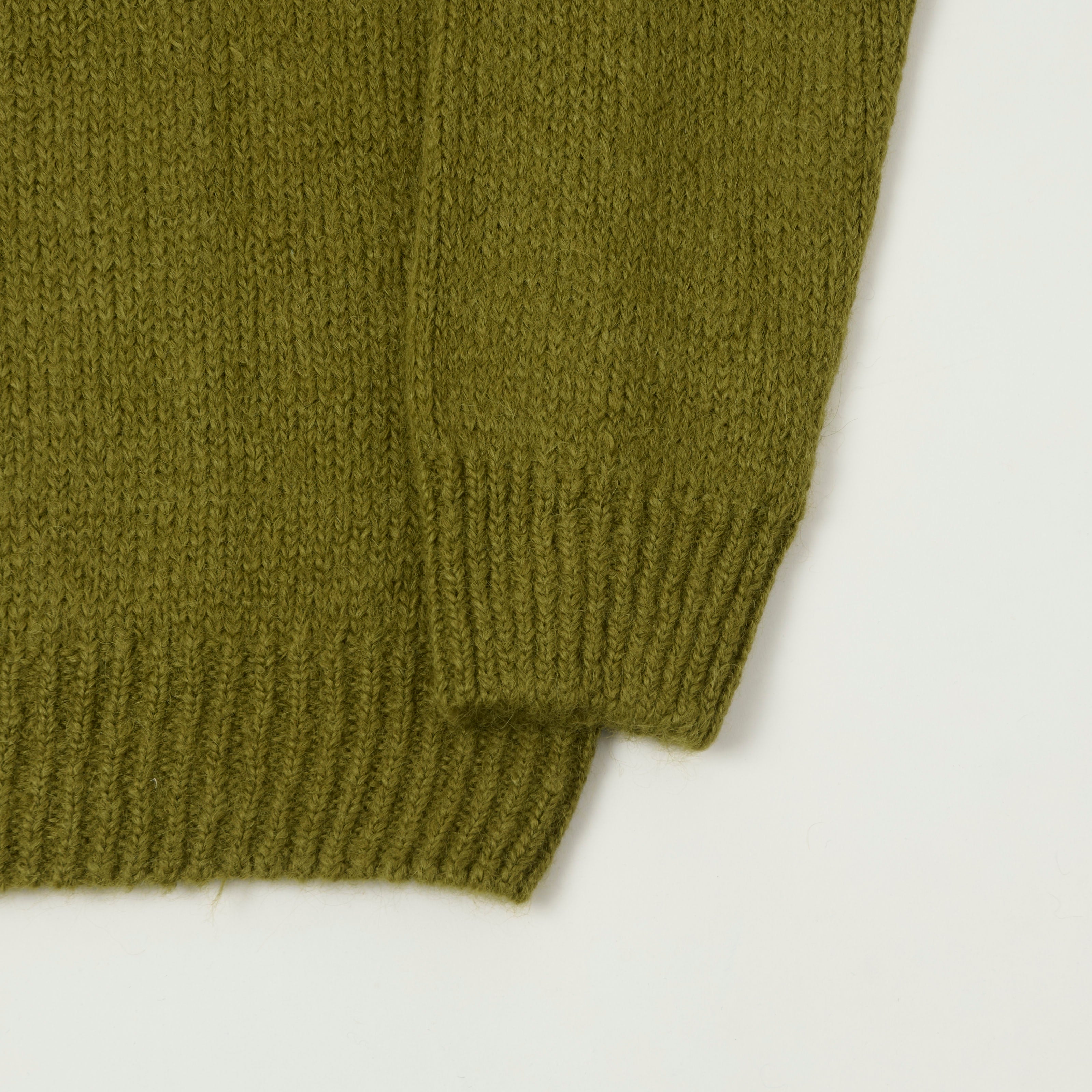 Knickerbocker 'Bud' Alpaca Knit Sweater - Chartreuse