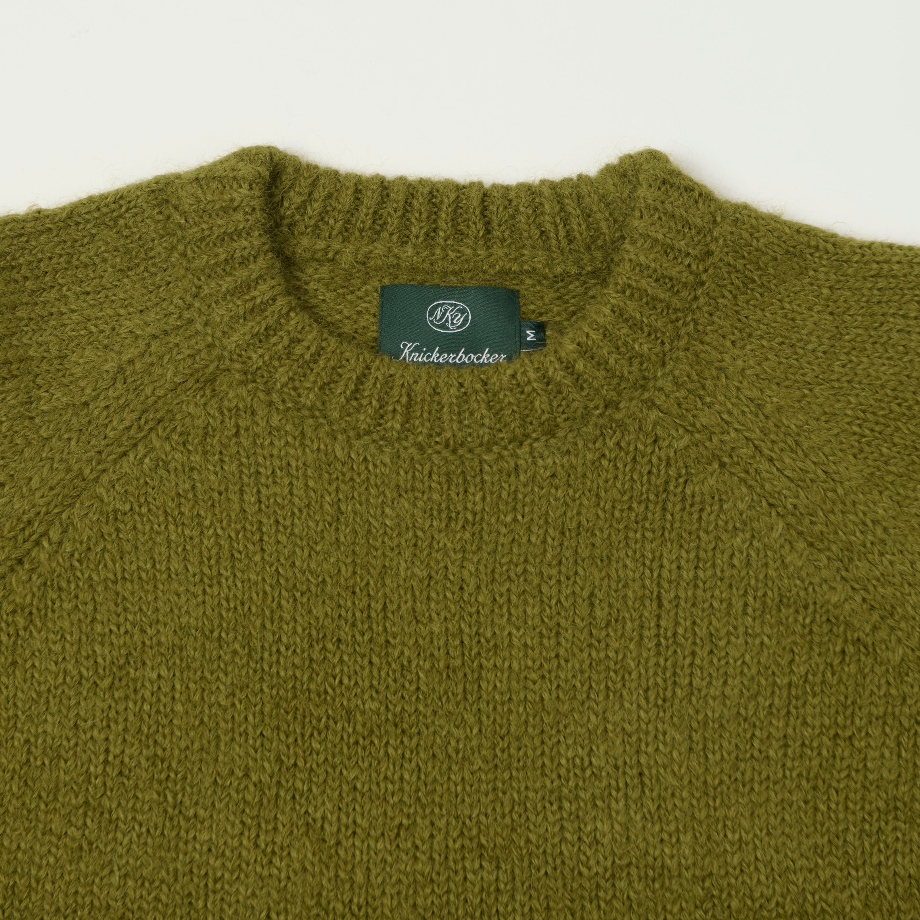 Knickerbocker 'Bud' Alpaca Knit Sweater - Chartreuse