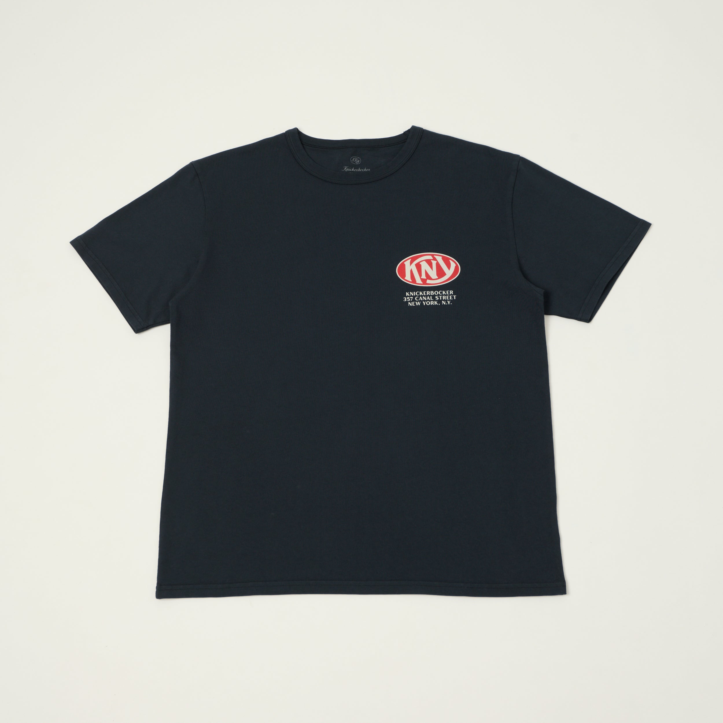 Knickerbocker 'KNY' Heavyweight T-Shirt - Navy