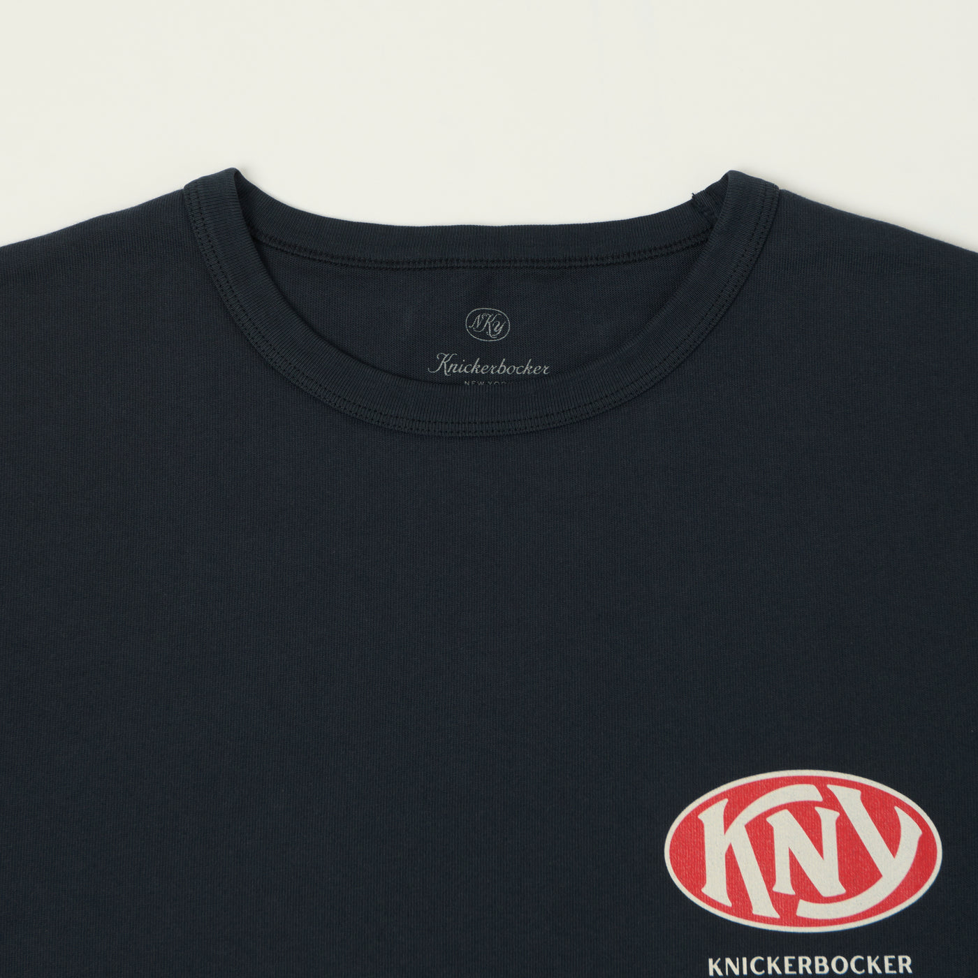 Knickerbocker 'KNY' Heavyweight T-Shirt - Navy