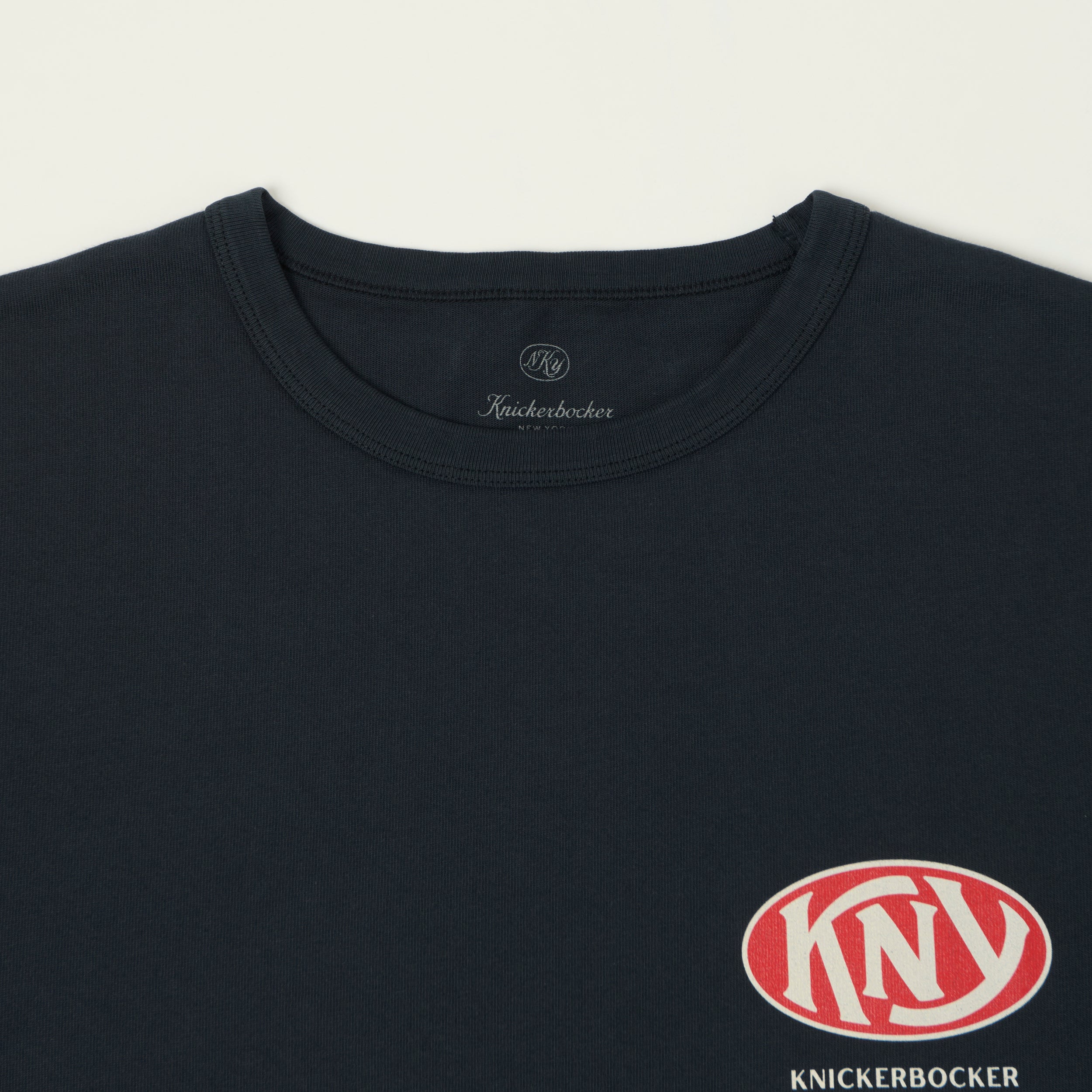 Knickerbocker 'KNY' Heavyweight T-Shirt - Navy