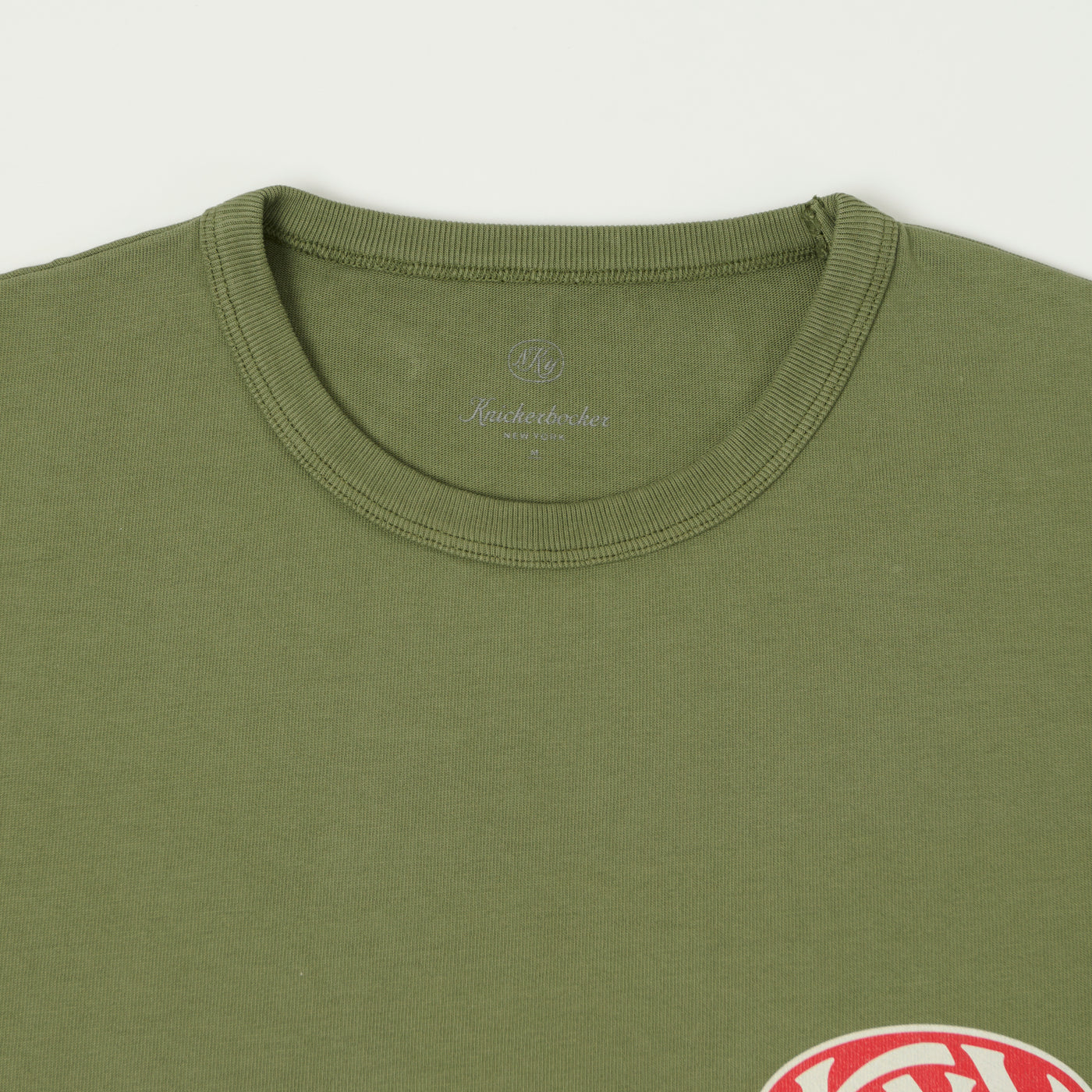 Knickerbocker 'KNY' Heavyweight T-Shirt - Olive