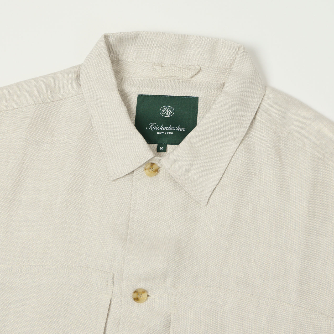 Knickerbocker Mafra Linen Overshirt - Taupe
