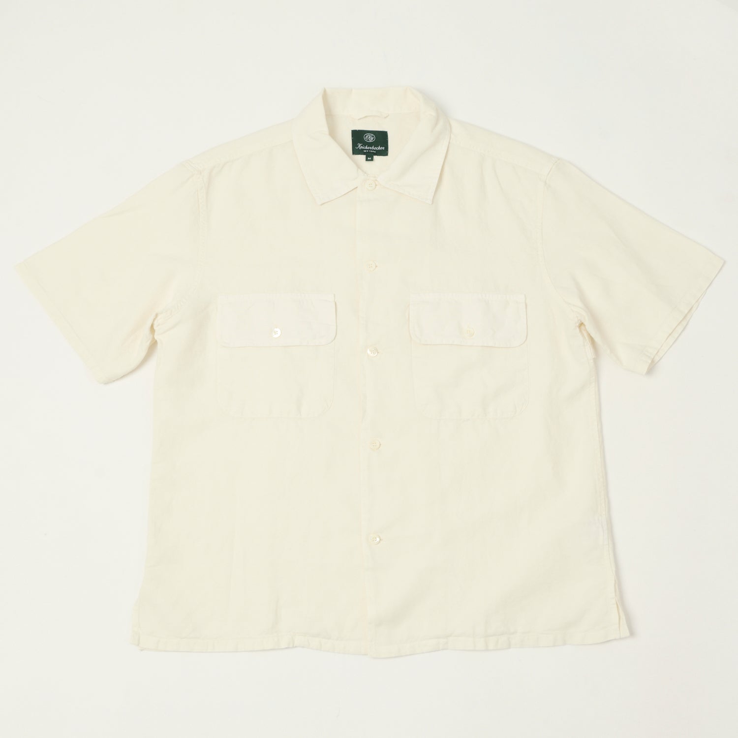 Knickerbocker Mar Cotton & Linen Shirt - Bone