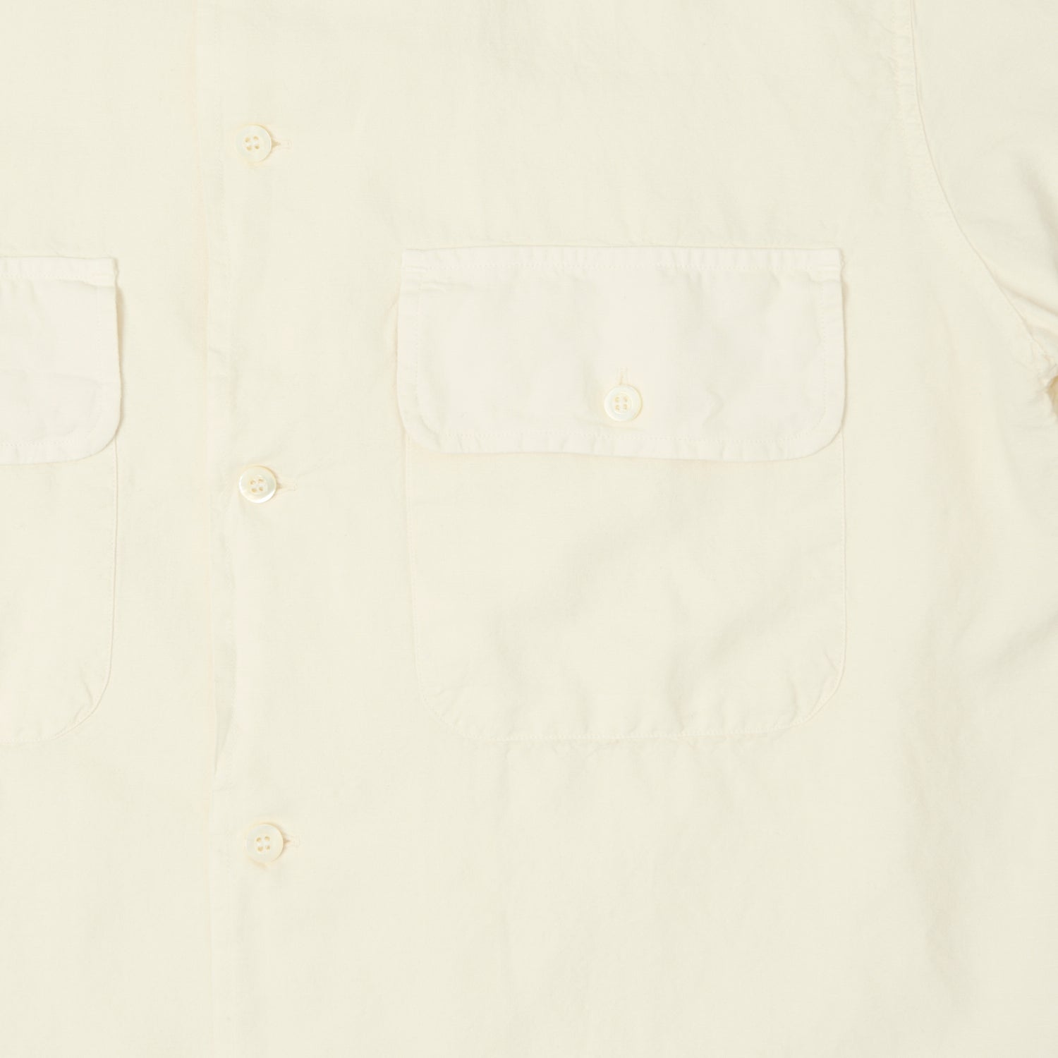 Knickerbocker Mar Cotton & Linen Shirt - Bone