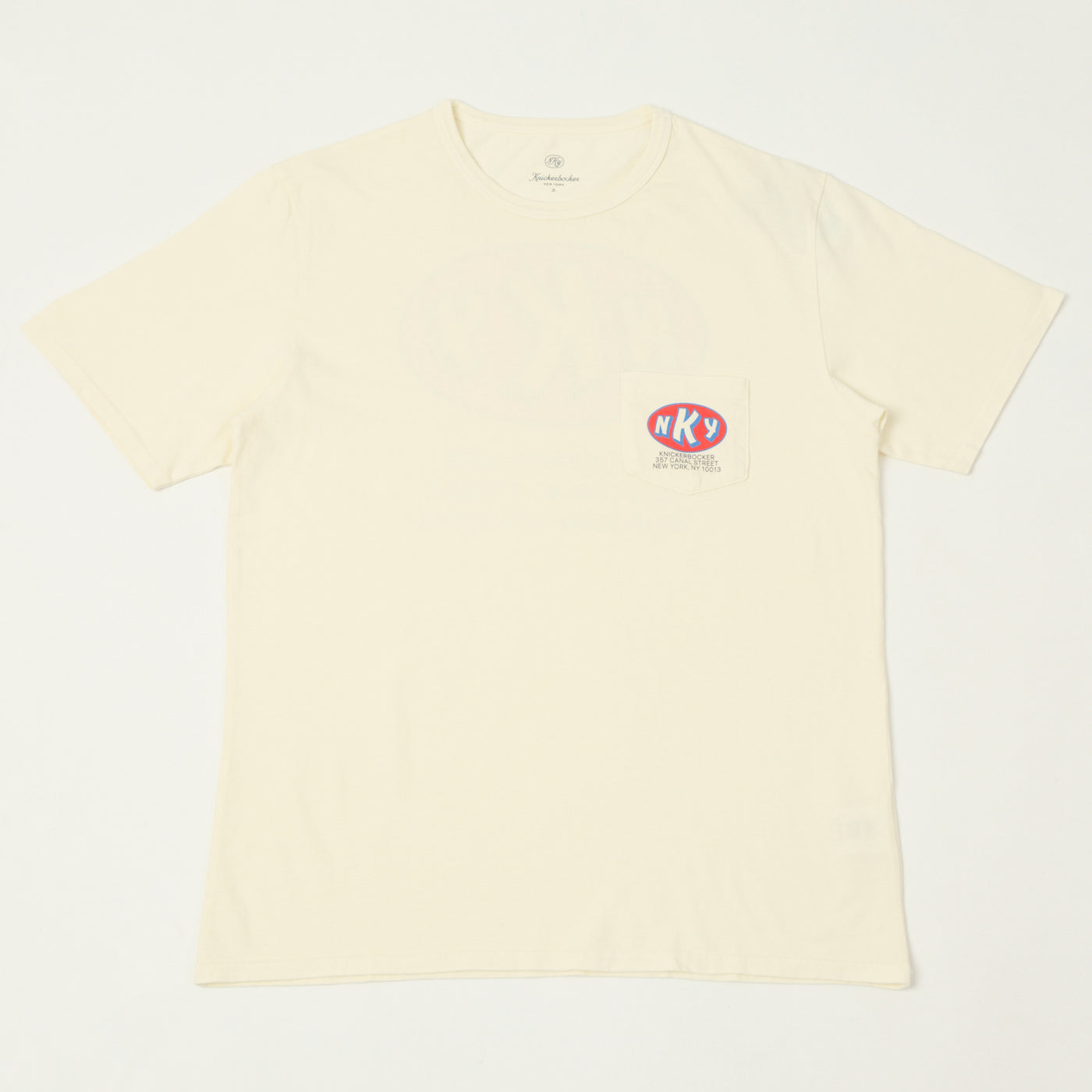 Knickerbocker Oil T-Shirt - Milk