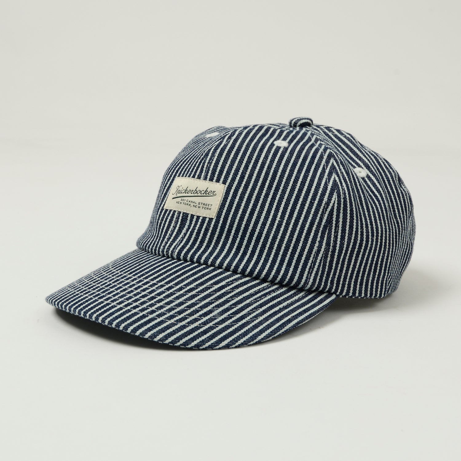 Knickerbocker Pacific Denim Cap - Indigo Stripe