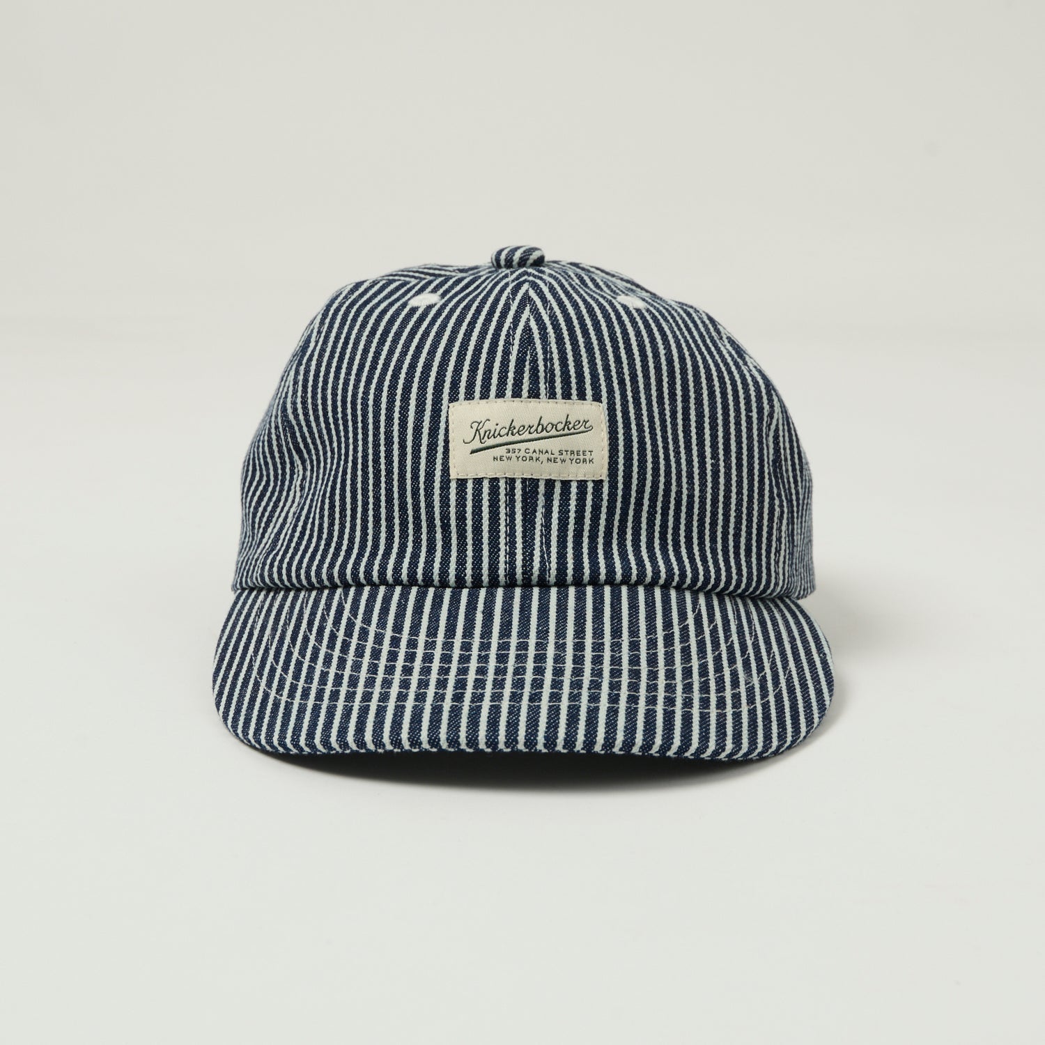 Knickerbocker Pacific Denim Cap - Indigo Stripe