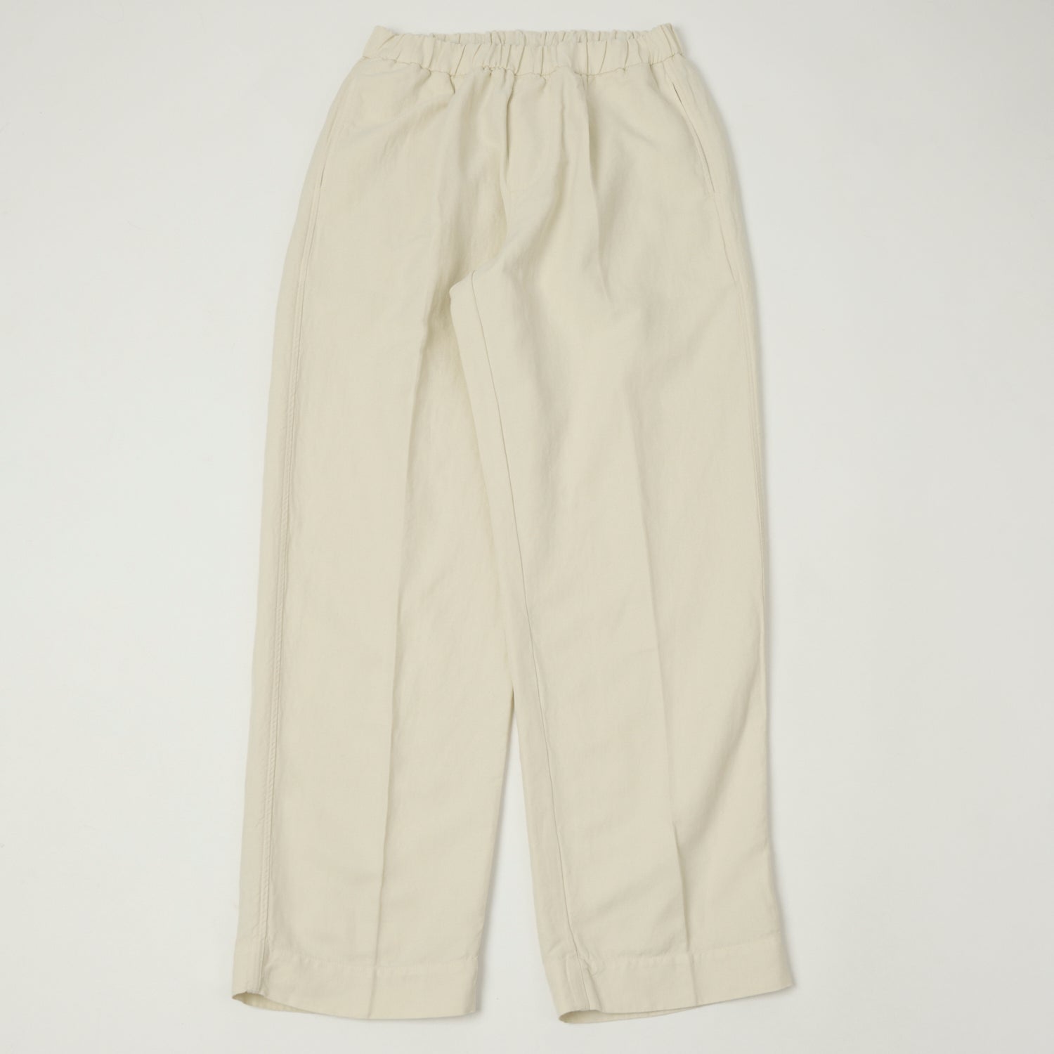 Knickerbocker Park Cotton Linen Pant - Bone
