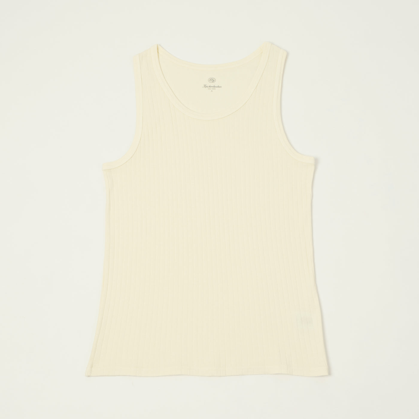 Knickerbocker Ribbed Tank Top - Milk