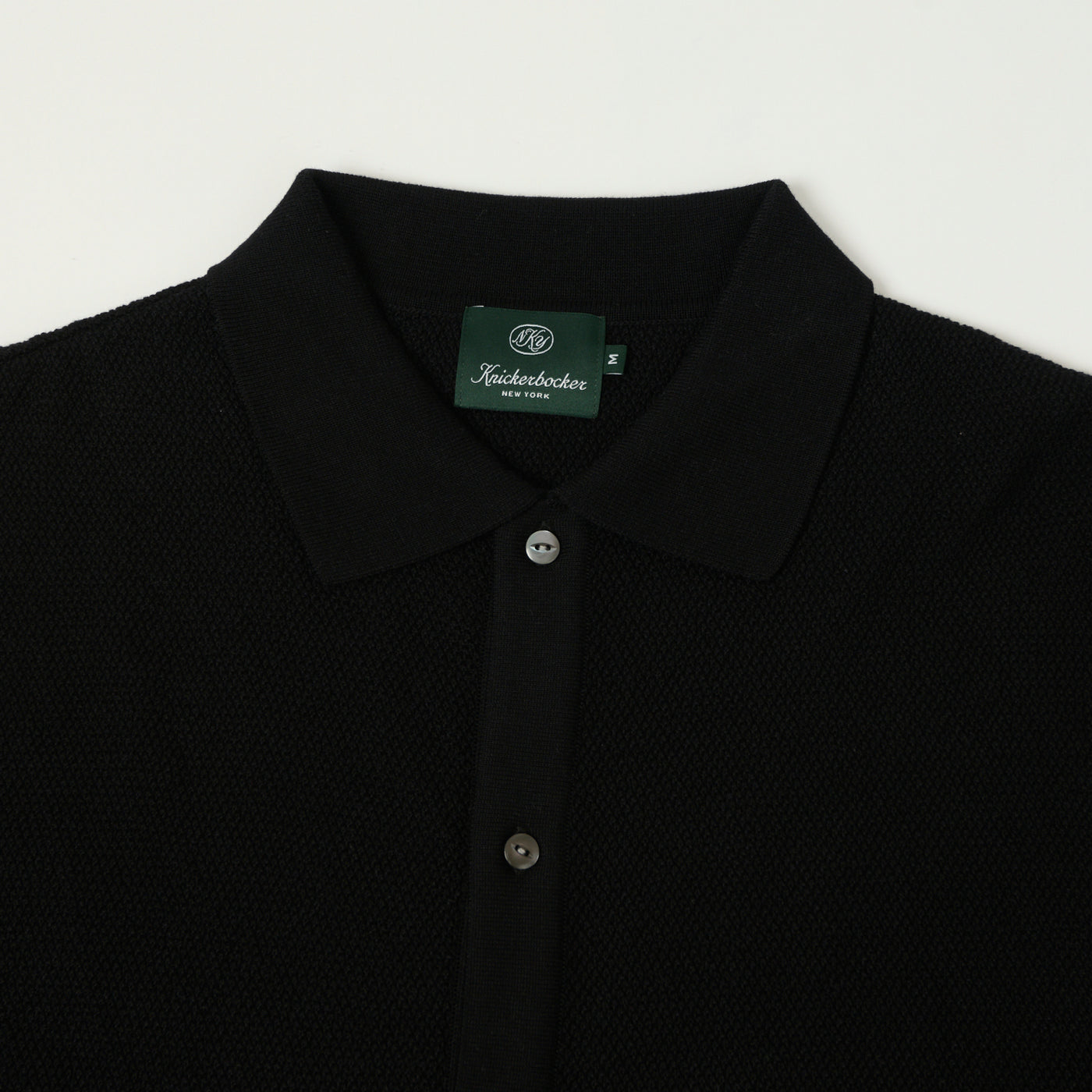 Knickerbocker Ridge Cotton Polo - Black