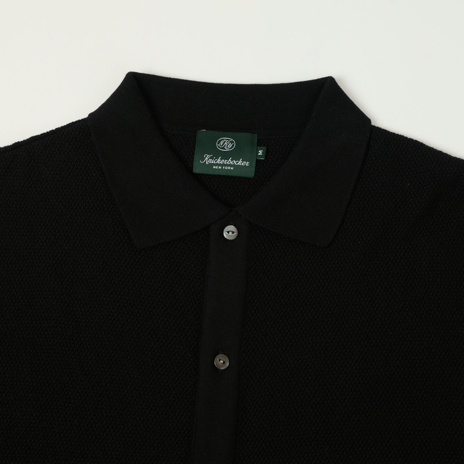 Knickerbocker Ridge Cotton Polo - Black