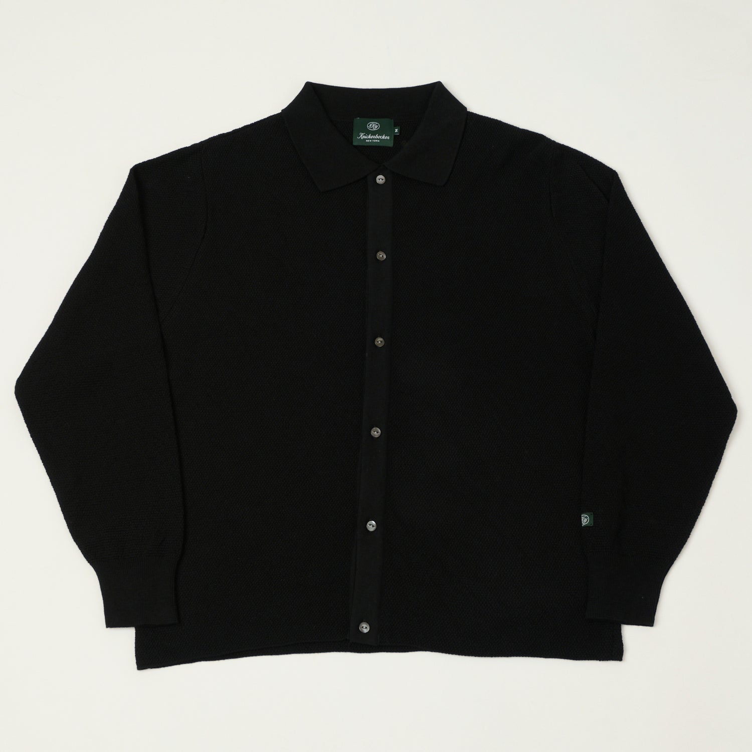 Knickerbocker Ridge Cotton Polo - Black