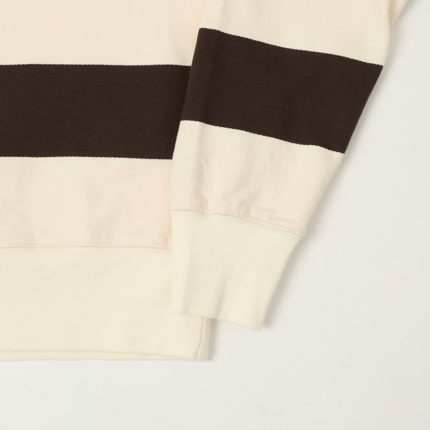 Knickerbocker Rugby Polo Sweatshirt - Mushroom/Brown