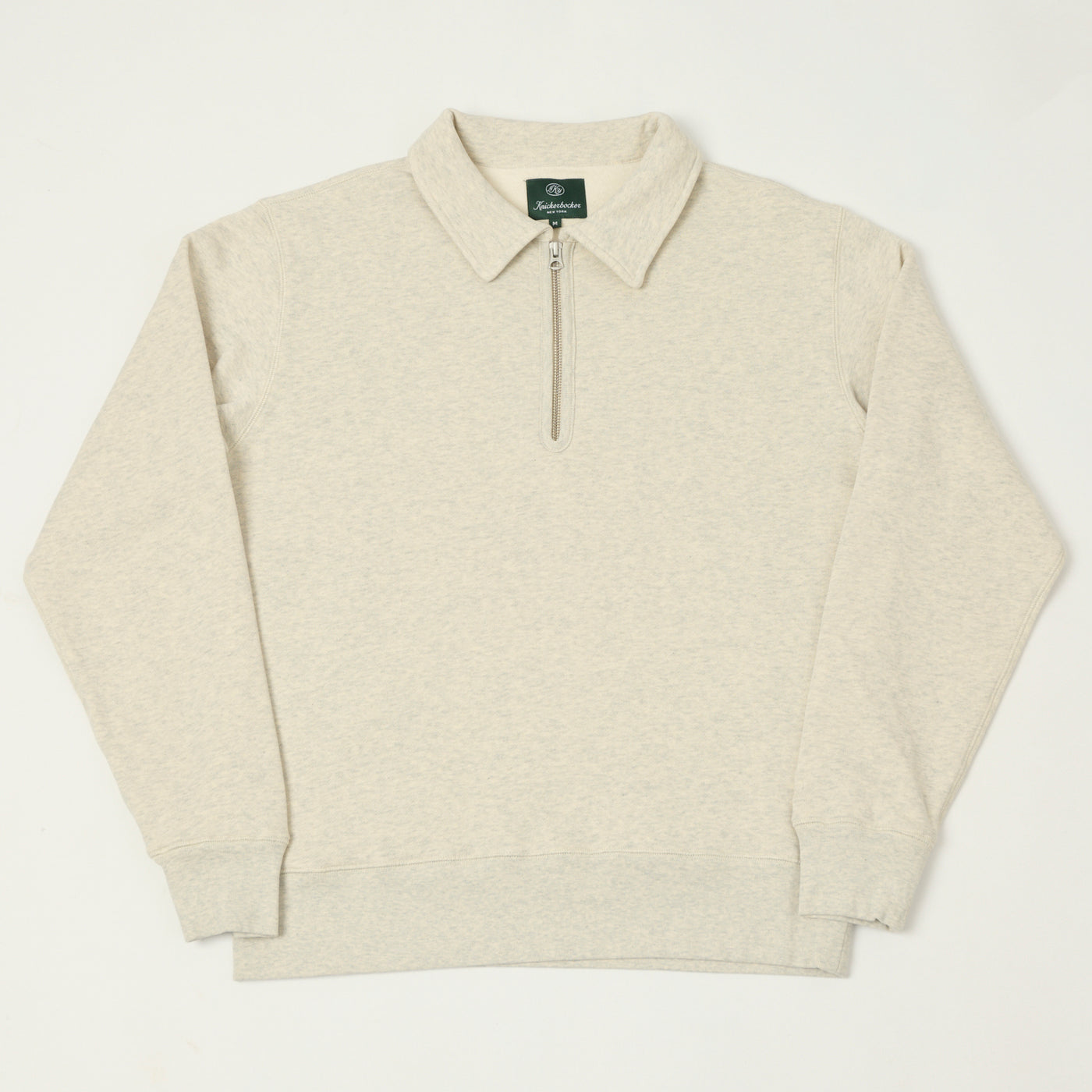 Knickerbocker 'Stadium Loft' Quarter Zip Sweatshirt - Oat Grey