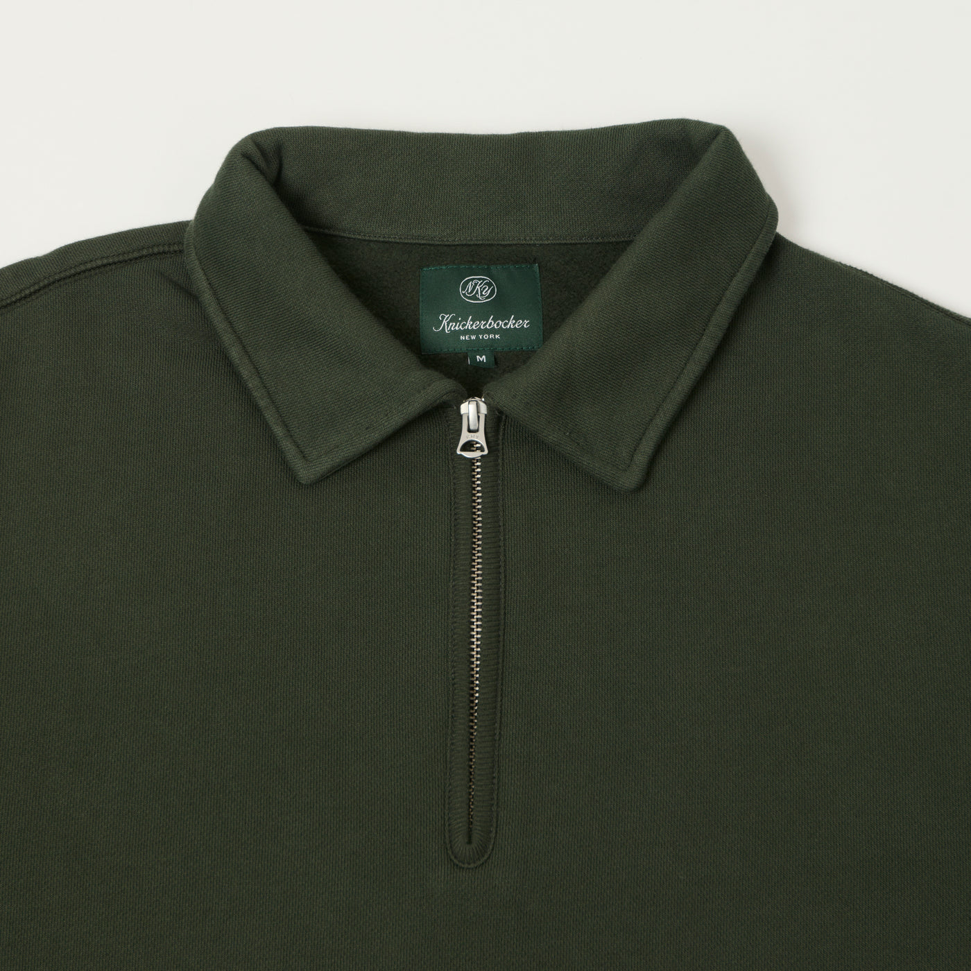 Knickerbocker 'Stadium Loft' Quarter Zip Sweatshirt - Deep Forest
