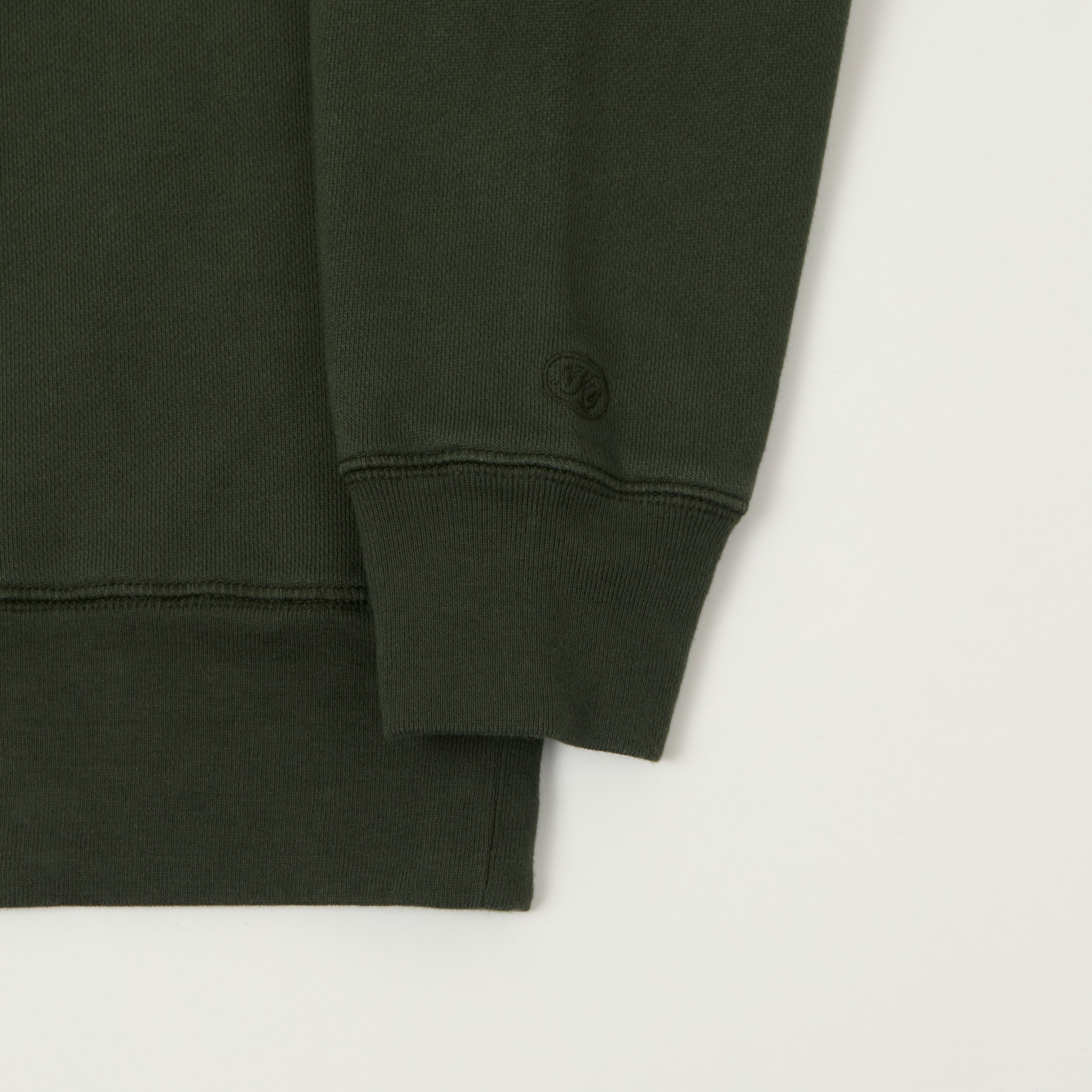 Knickerbocker 'Stadium Loft' Quarter Zip Sweatshirt - Deep Forest