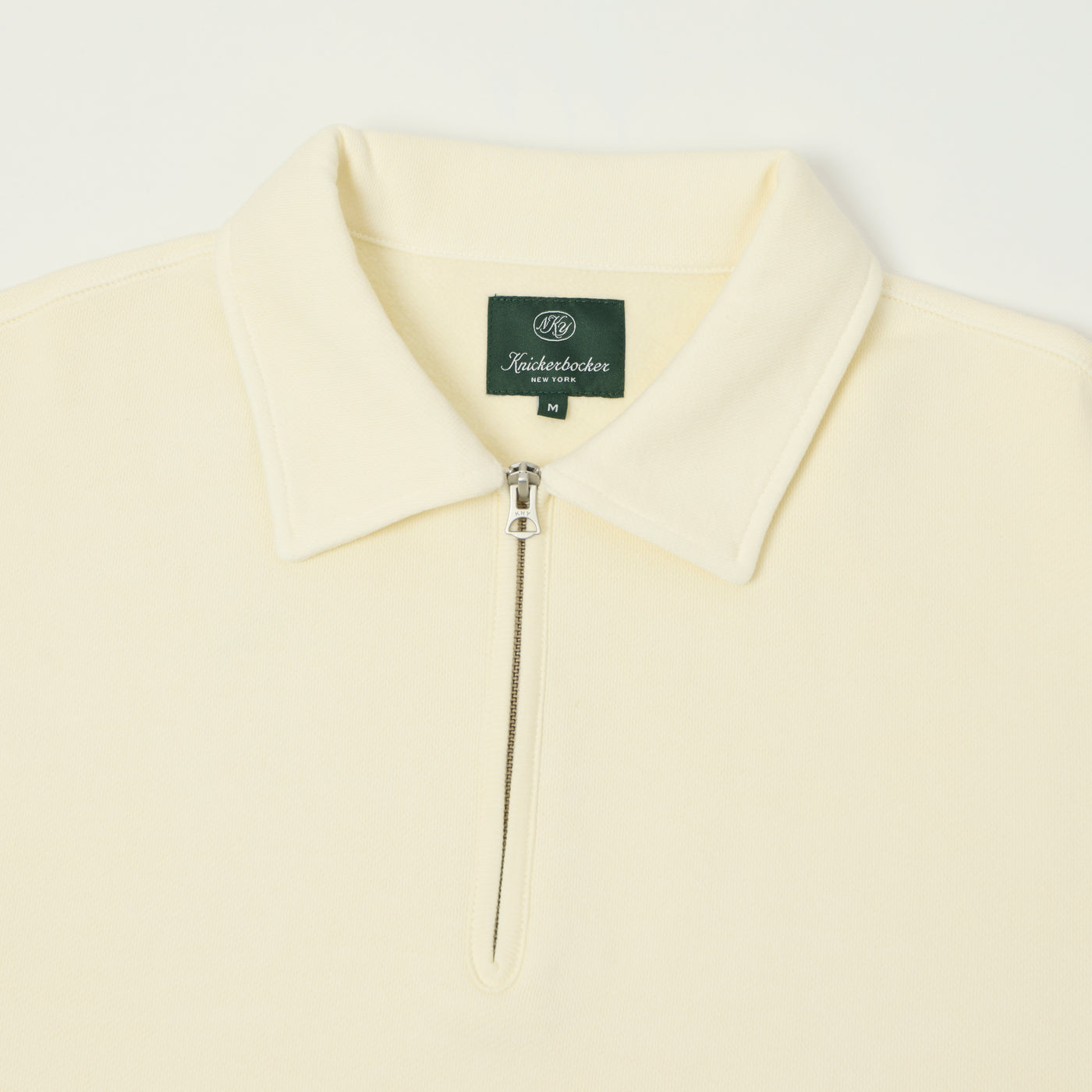 Knickerbocker 'Stadium Loft' Quarter Zip Sweatshirt - Milk