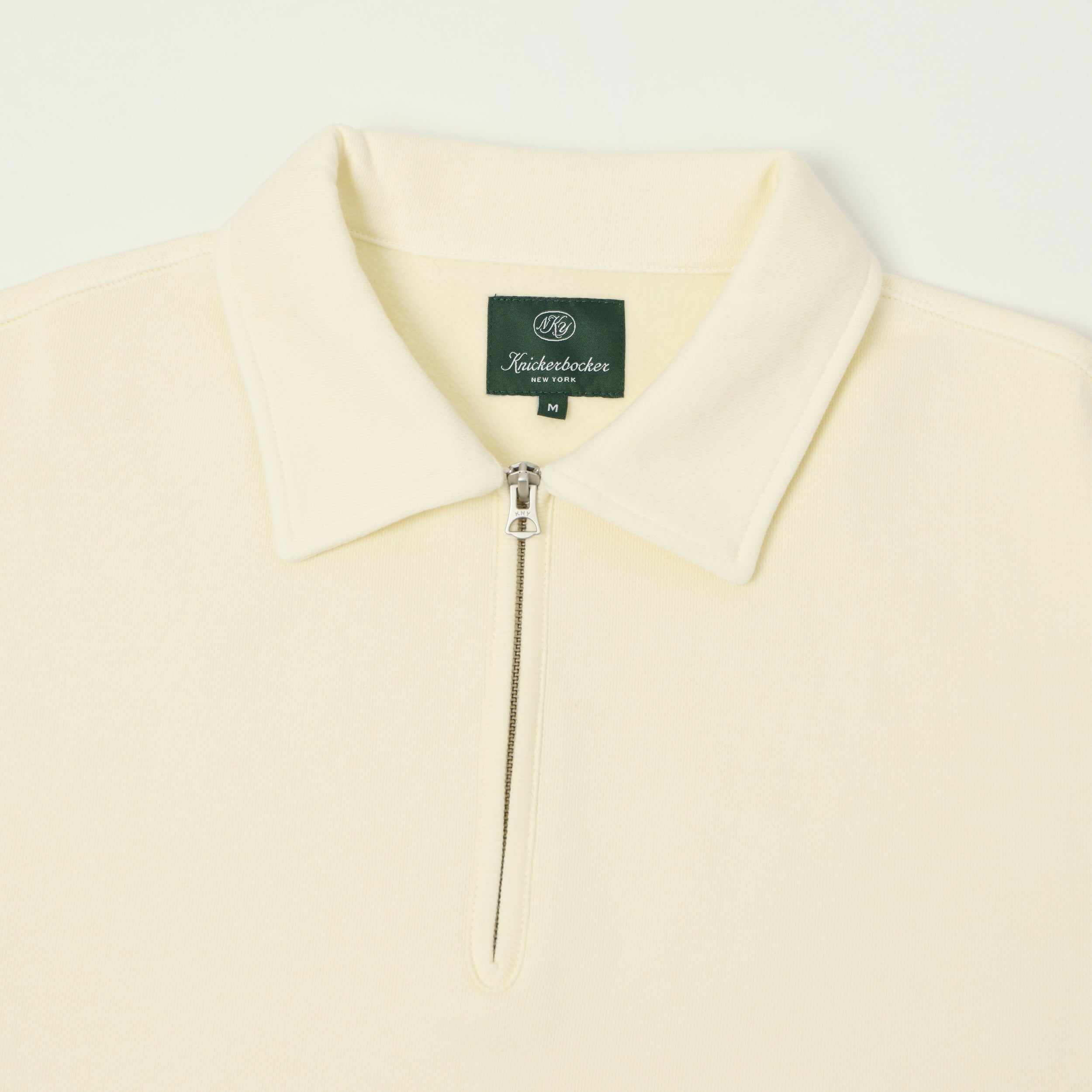 Knickerbocker 'Stadium Loft' Quarter Zip Sweatshirt - Milk