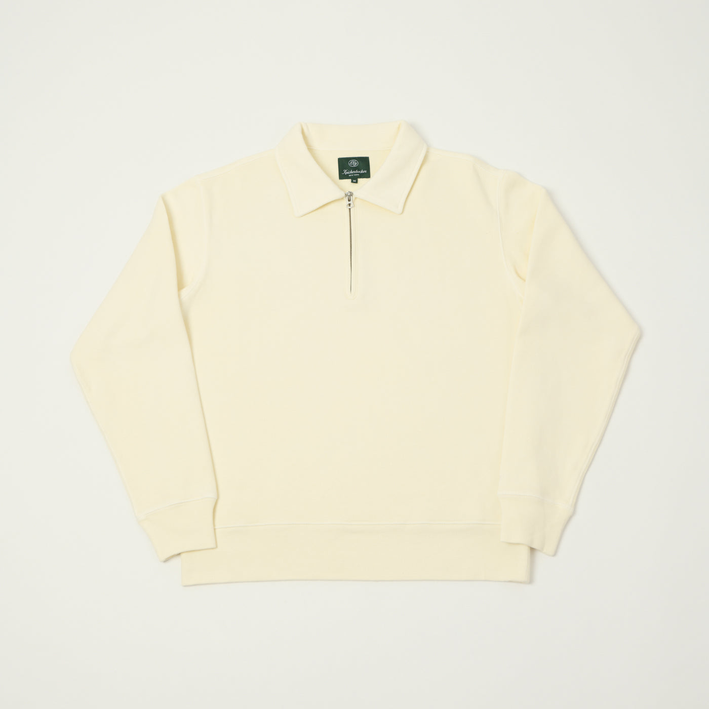 Knickerbocker 'Stadium Loft' Quarter Zip Sweatshirt - Milk