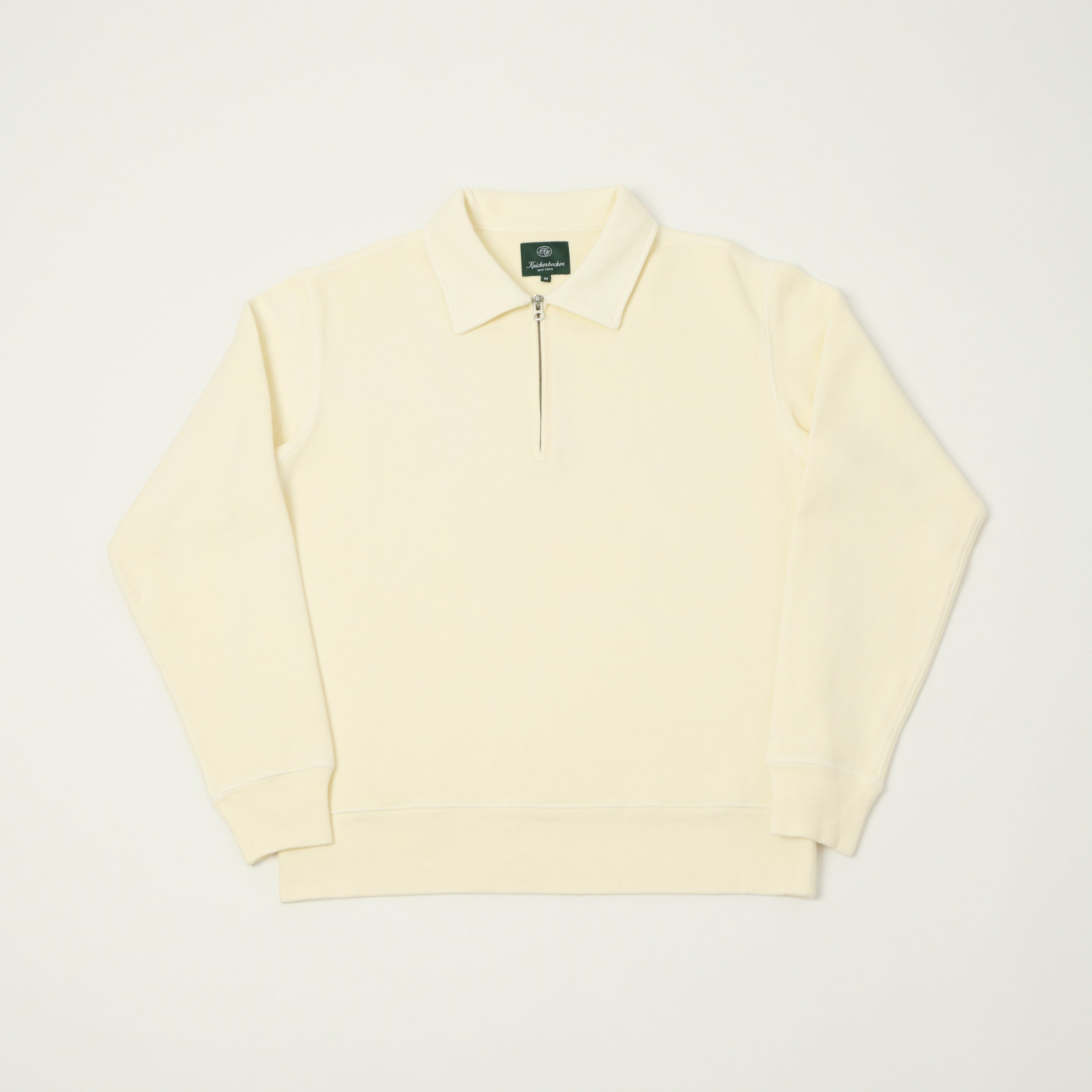 Knickerbocker 'Stadium Loft' Quarter Zip Sweatshirt - Milk