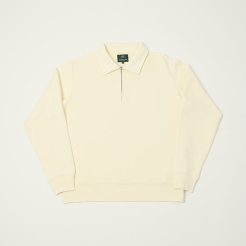 Knickerbocker 'Stadium Loft' Quarter Zip Sweatshirt - Milk