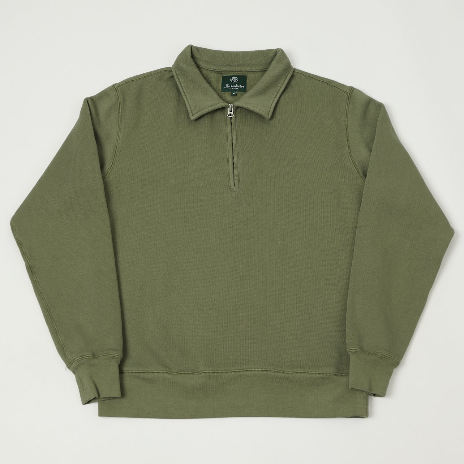 Knickerbocker 'Stadium Loft' Quarter Zip Sweatshirt - Laurel
