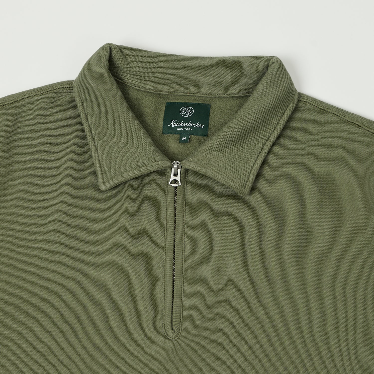 Knickerbocker 'Stadium Loft' Quarter Zip Sweatshirt - Laurel