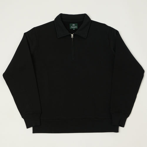Knickerbocker 'Stadium Loft' Quarter Zip Sweatshirt - Black