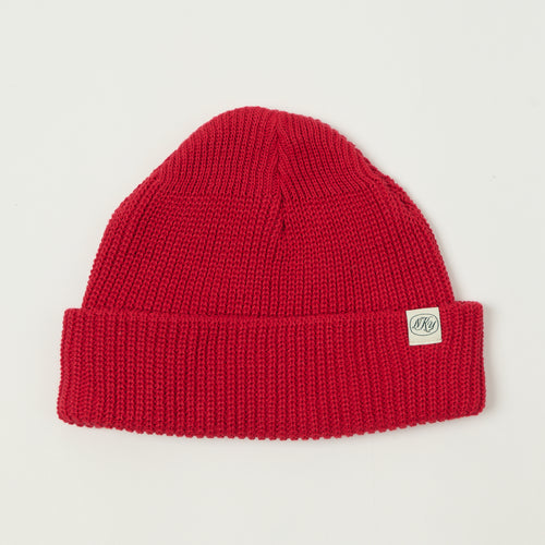 Knickerbocker Cotton Watch Cap - Red