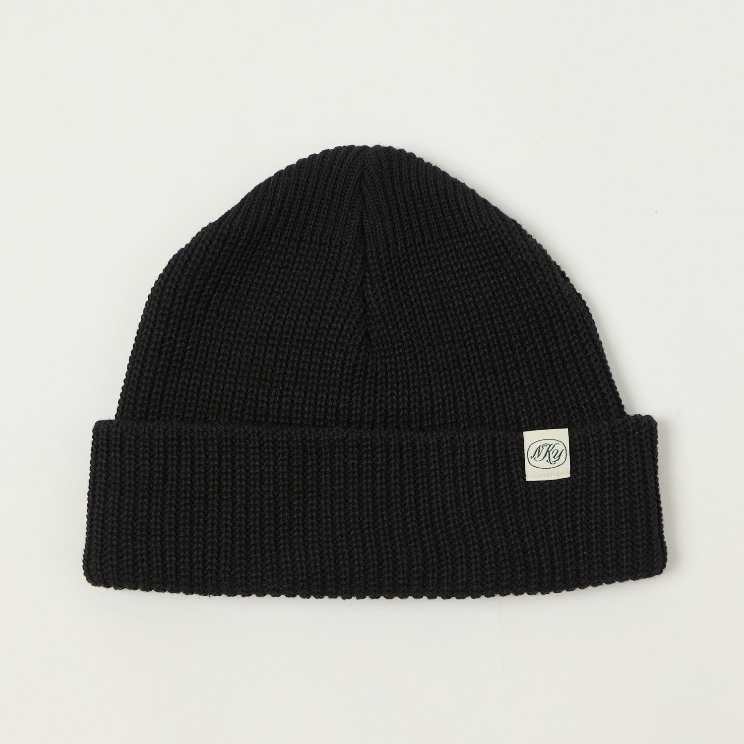 Knickerbocker Cotton Watch Cap - Black