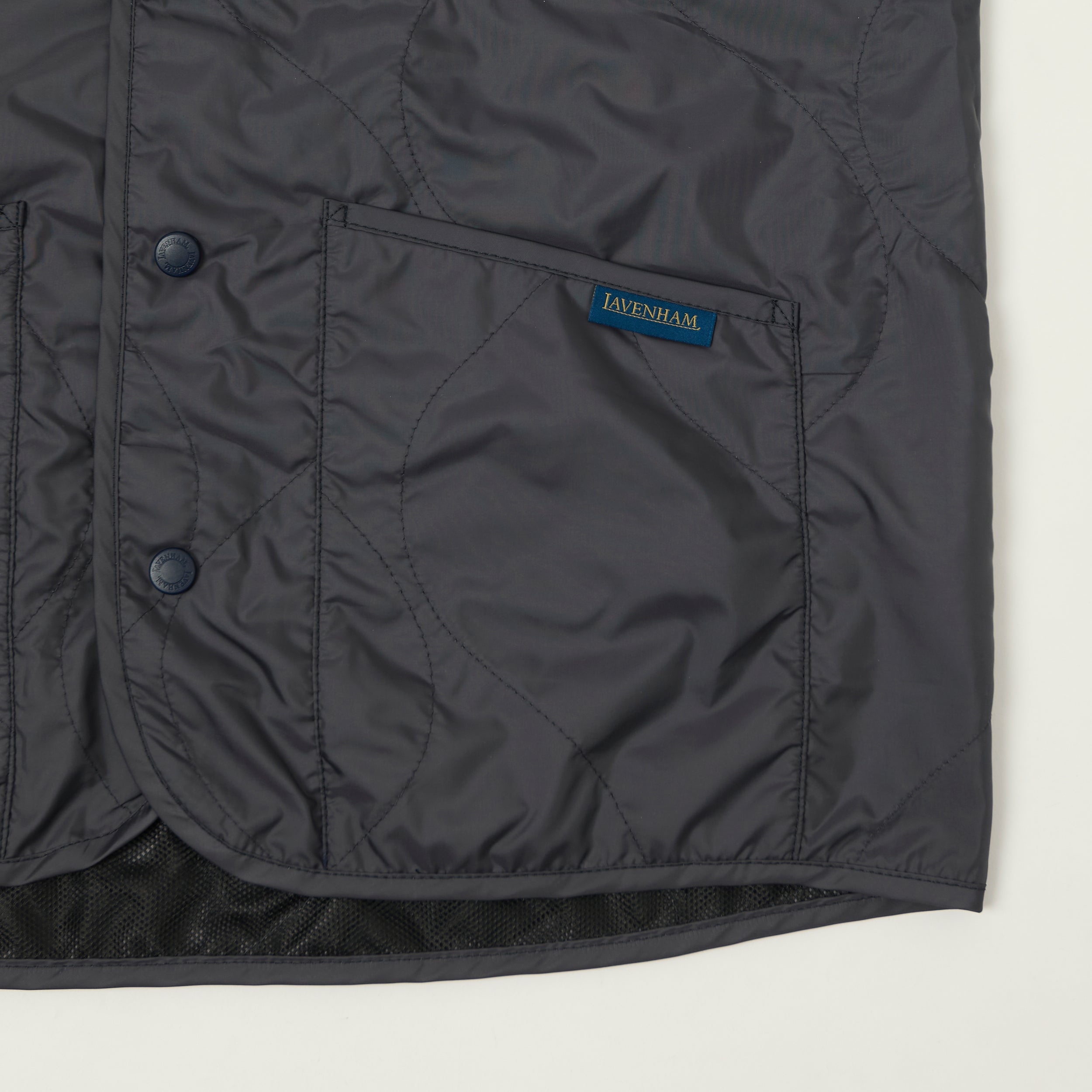 Lavenham Unwadded 'Thornham' Gilet - Suffolk Navy