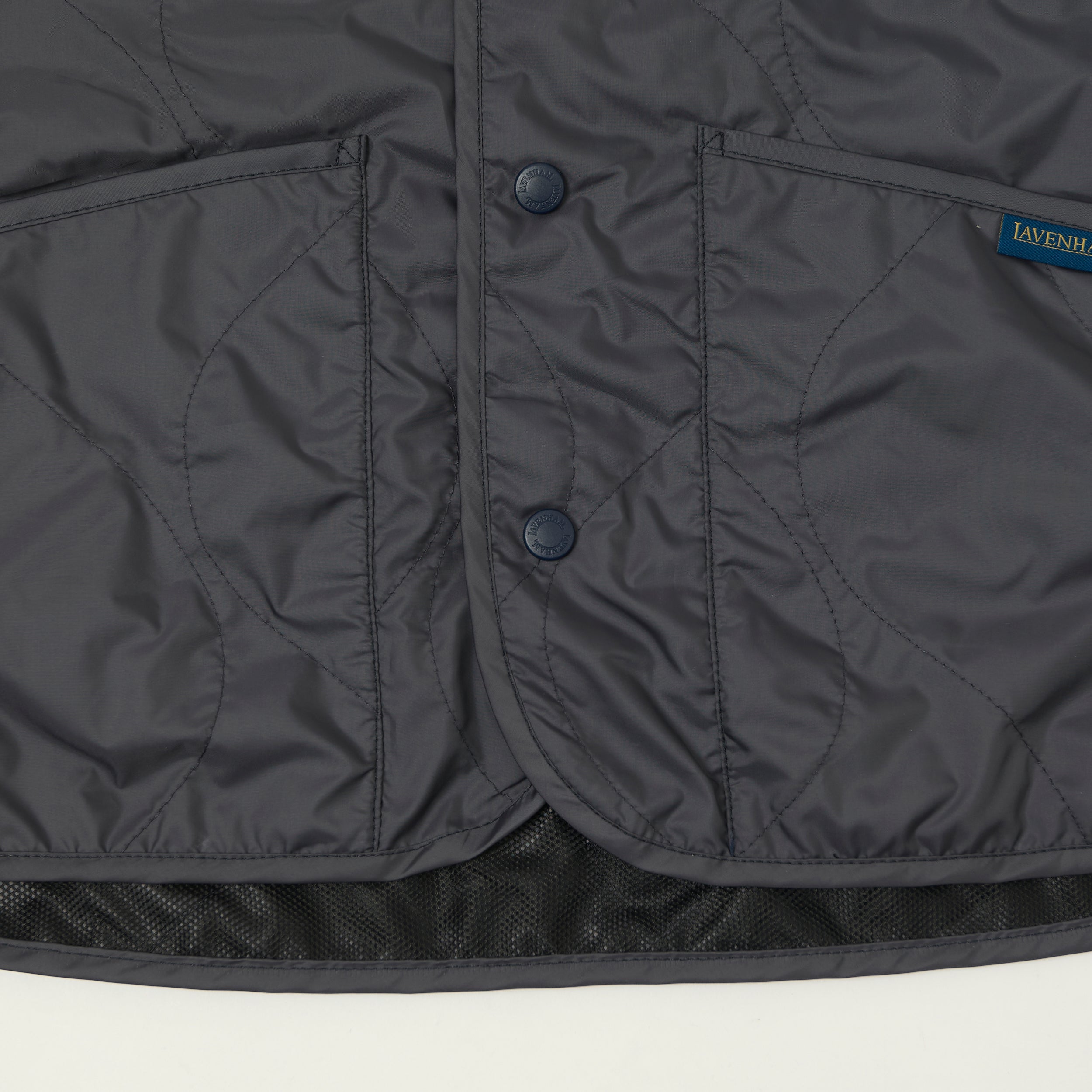 Lavenham Unwadded 'Thornham' Gilet - Suffolk Navy