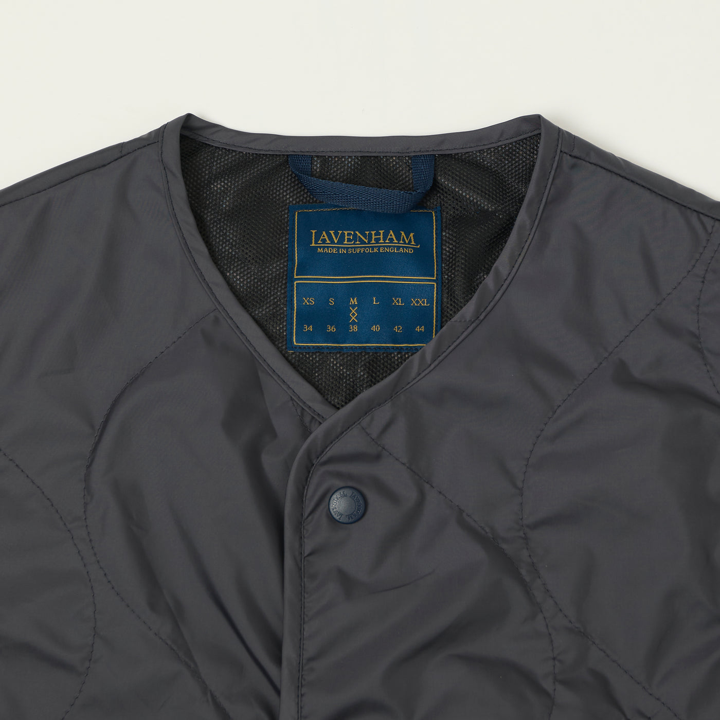 Lavenham Unwadded 'Thornham' Gilet - Suffolk Navy