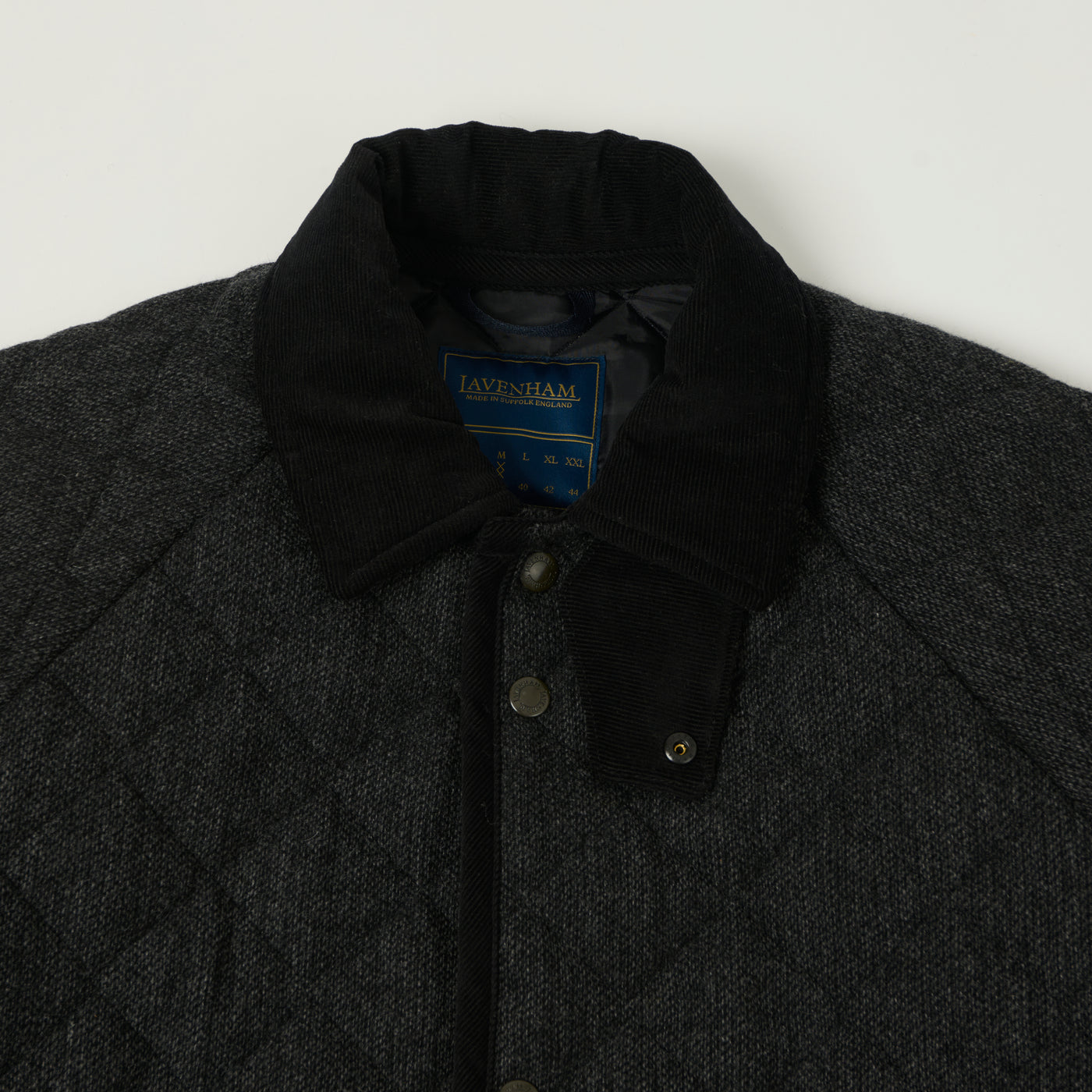 Lavenham Wool Chantry Coat - Charcoal