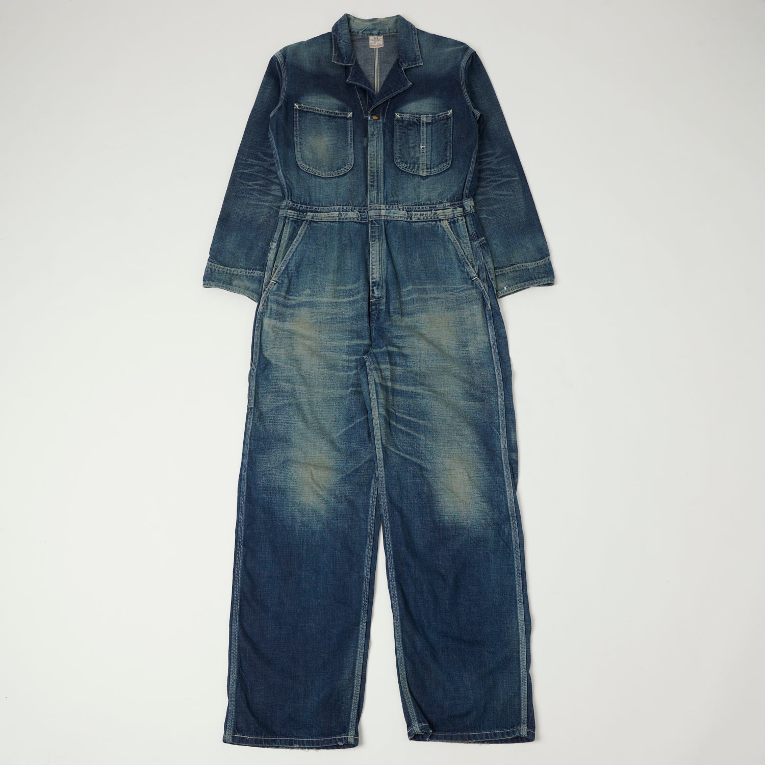 Lee Archives 1950's 'Union Alls' Overalls - Light Wash