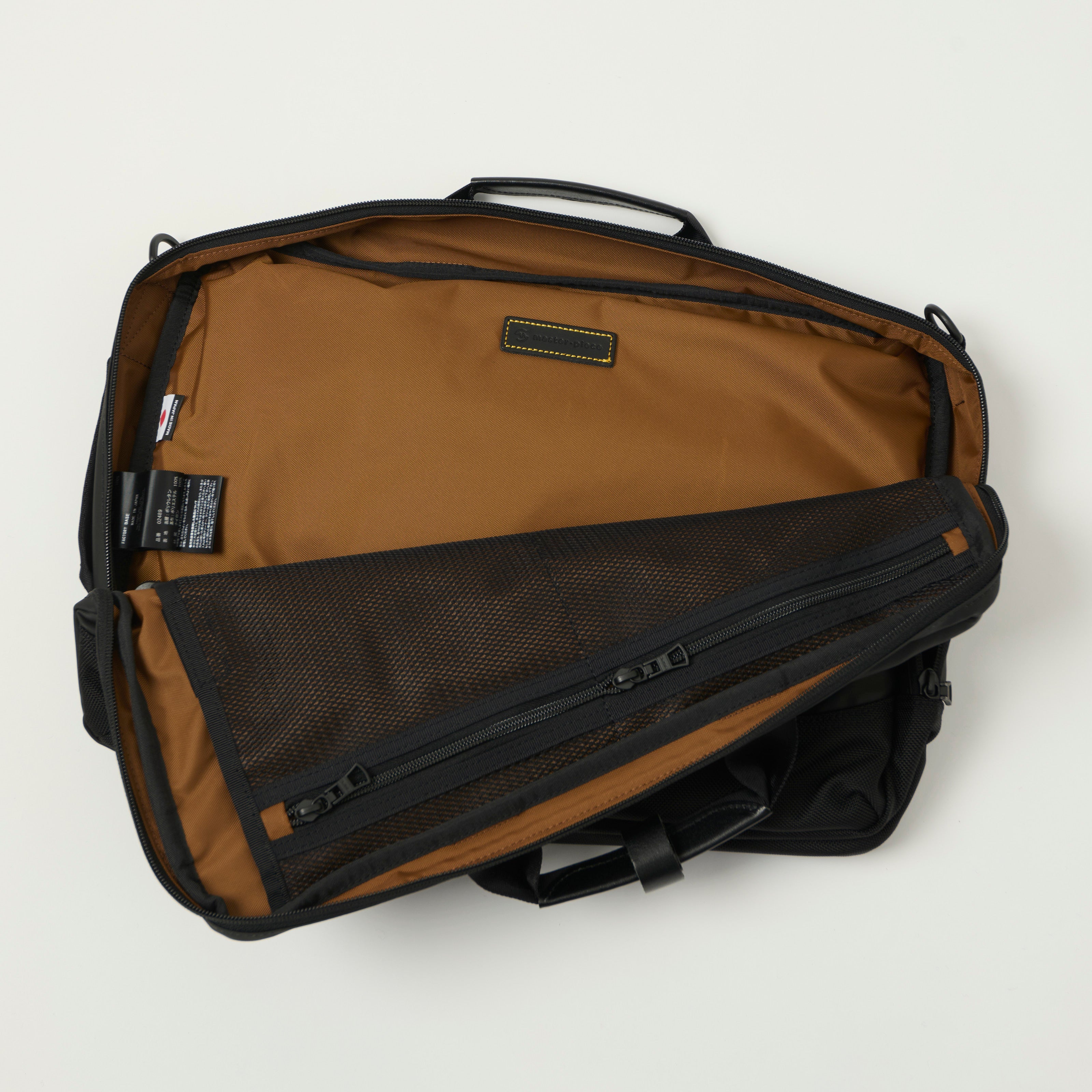 Master-Piece Slick 3-Way Brief Case - Black