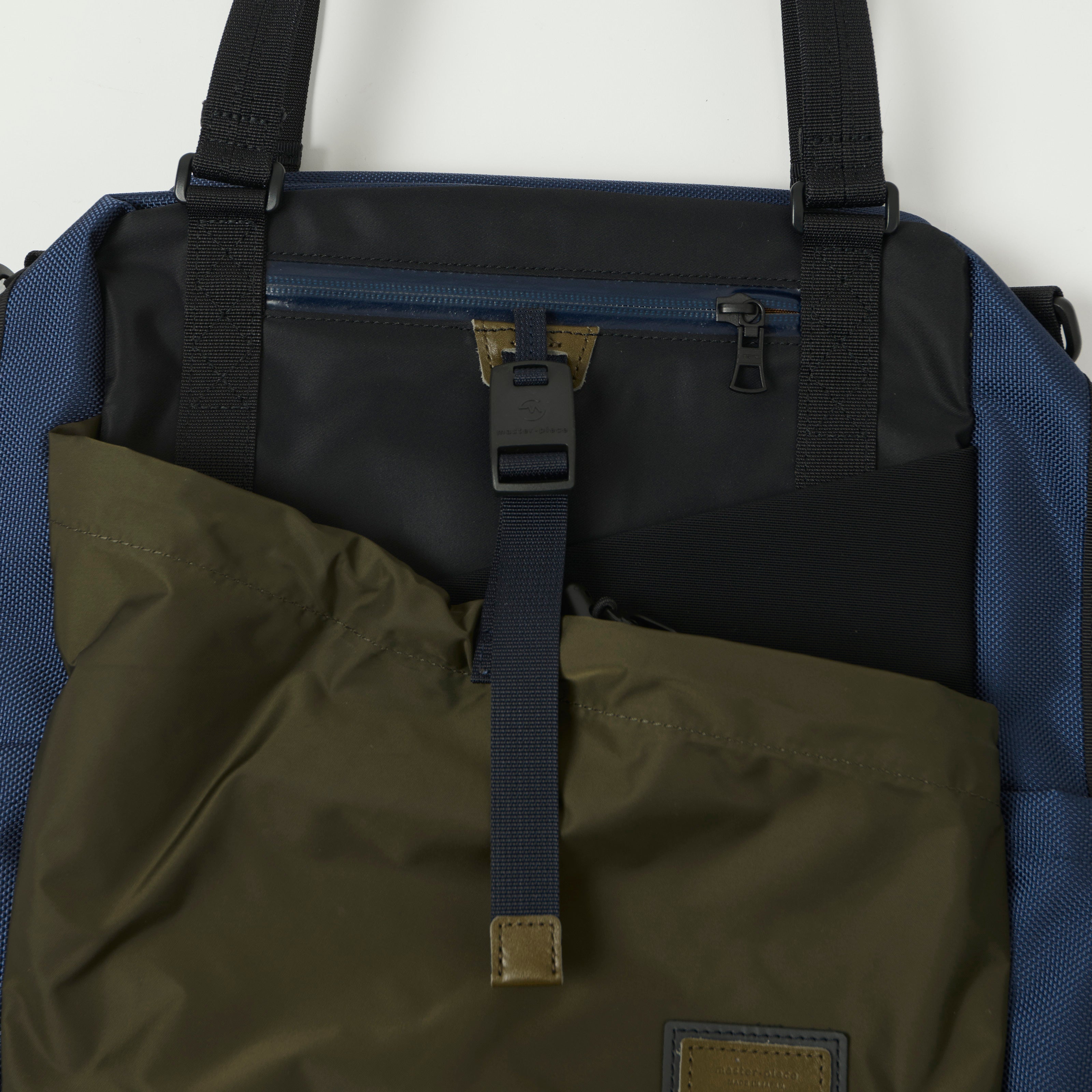 Master-Piece Scramble Duffle Bag - Navy