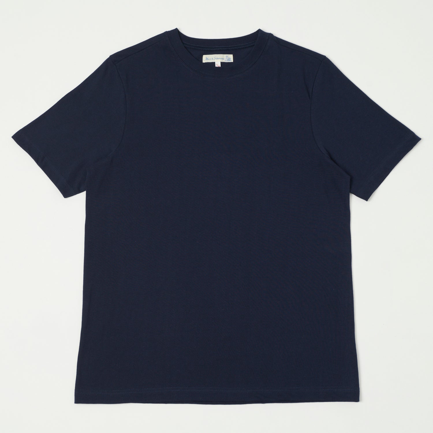 Merz b. Schwanen 1940s Relaxed Lightweight T-Shirt - Ink Blue