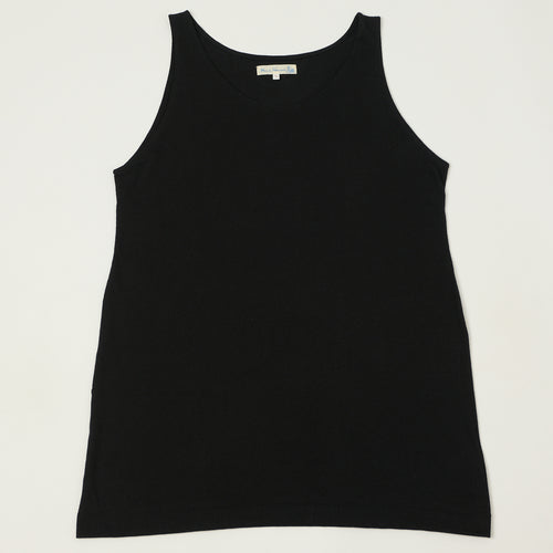Merz b. Schwanen 136 Lightweight Tank Top - Deep Black