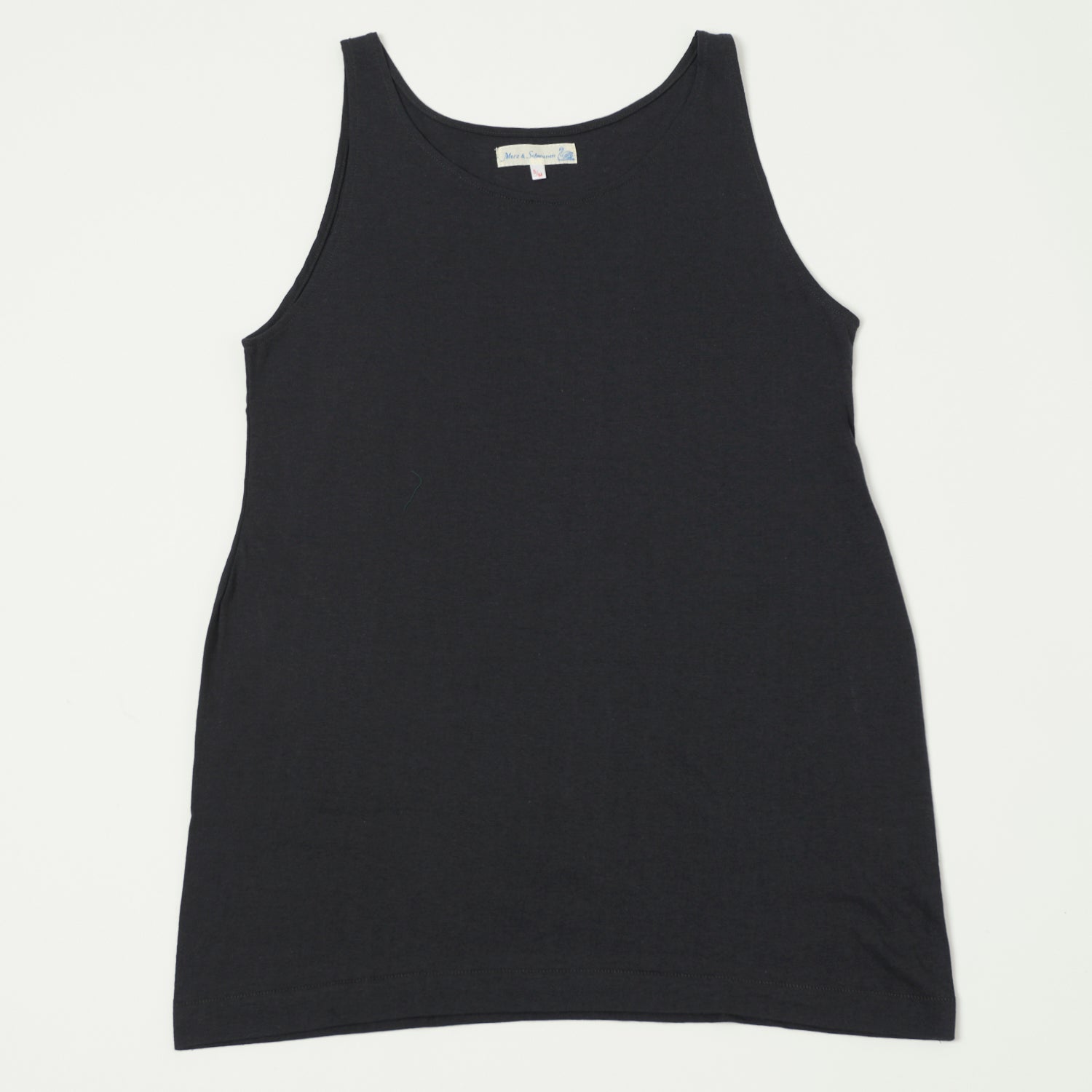 Merz b. Schwanen 136 Lightweight Tank Top - Charcoal