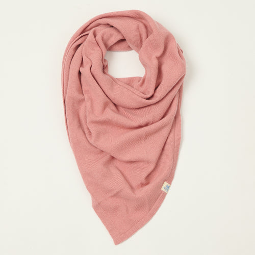 Merz b. Schwanen 'Good Basics' Merino/Cashmere/Silk Triangle Scarf - Rosewood