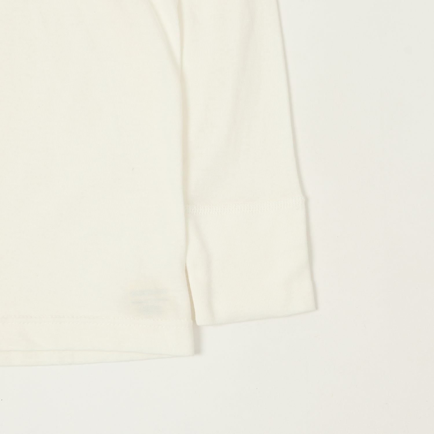 Merz b. Schwanen 1930s Long Sleeve Henley - White