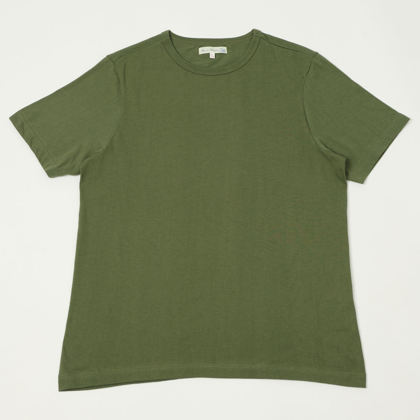 Merz b. Schwanen 1950s Classic Lightweight T-Shirt - Army