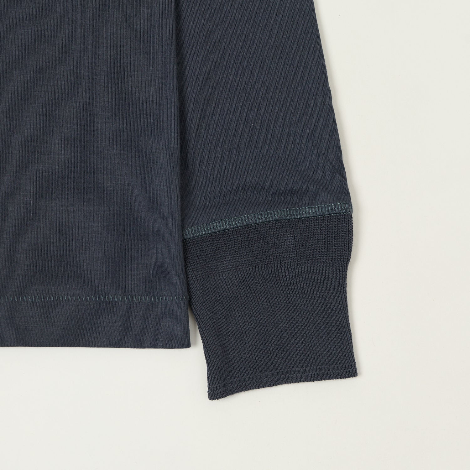 Merz b. Schwanen 206 Long Sleeve Henley - Navy