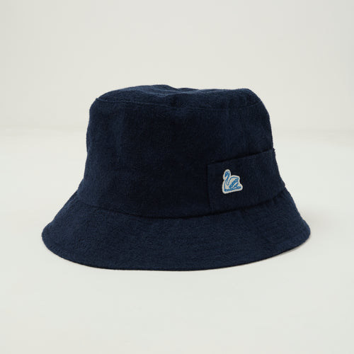 Merz b. Schwanen 'Good Basics' Bucket Hat - Deep Blue