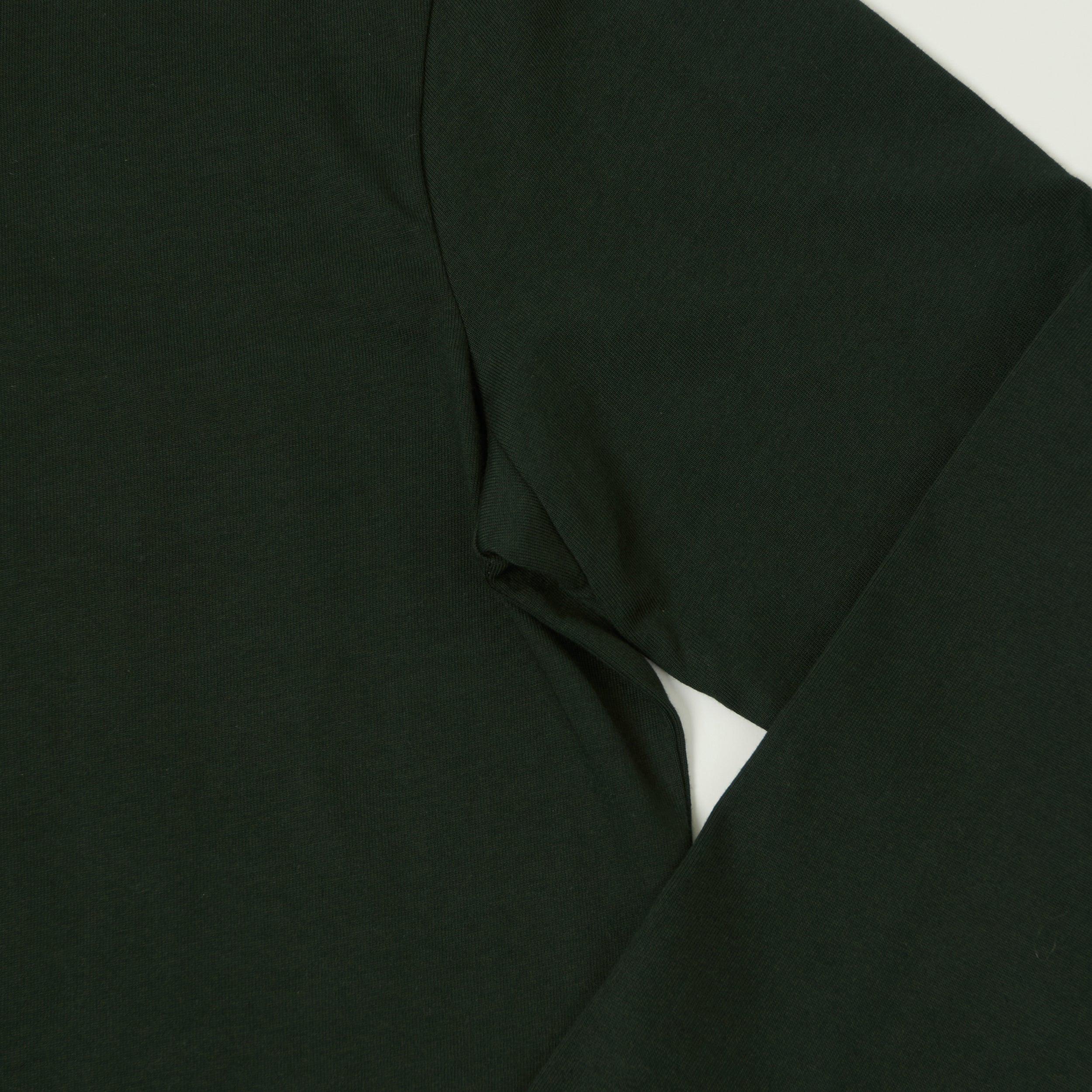 Merz b. Schwanen 2M06 Classic Long Sleeve Henley - Forest